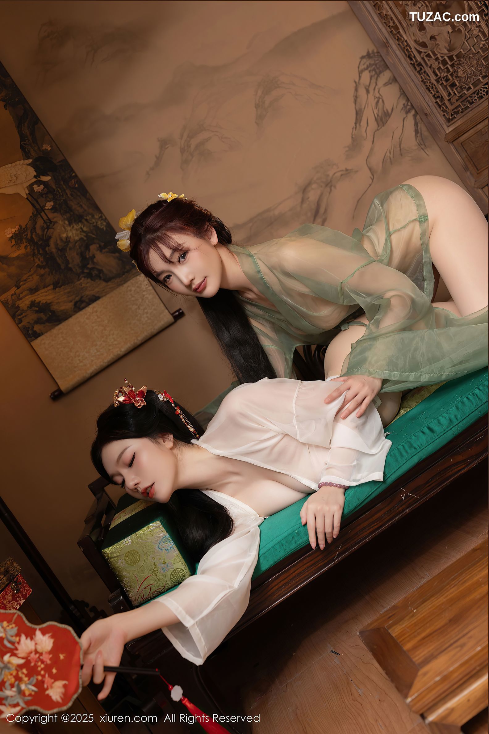 XiuRen秀人网-10223-陆萱萱-安然anran-古装姐妹花-2025.04.29