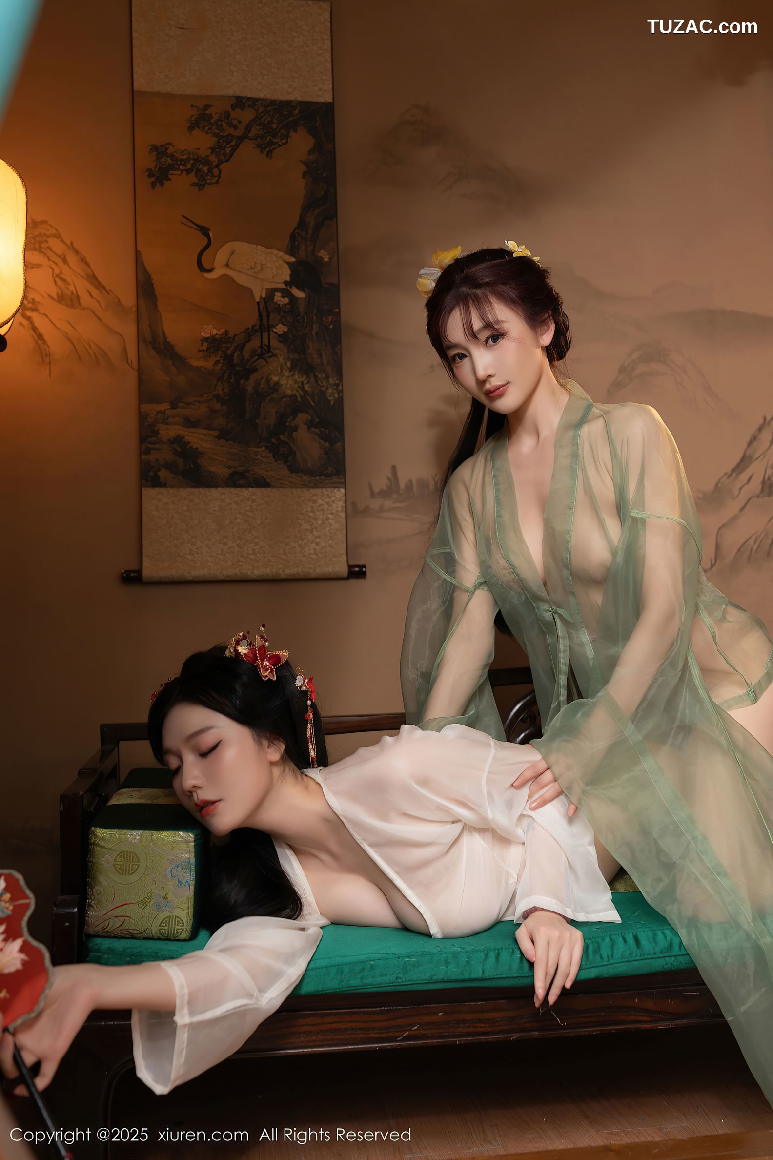 XiuRen秀人网-10223-陆萱萱-安然anran-古装姐妹花-2025.04.29