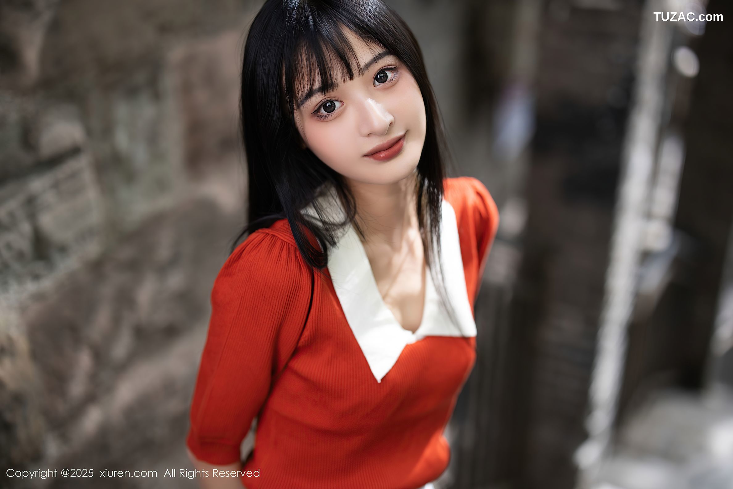 XiuRen秀人网-10247-茂木希子-桔色T恤白裙玉体诱人-2025.05.08