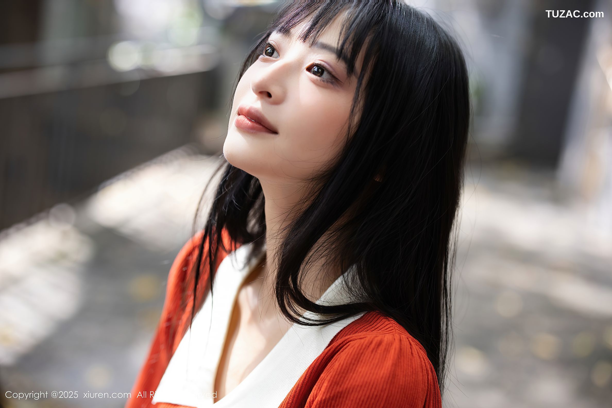 XiuRen秀人网-10247-茂木希子-桔色T恤白裙玉体诱人-2025.05.08