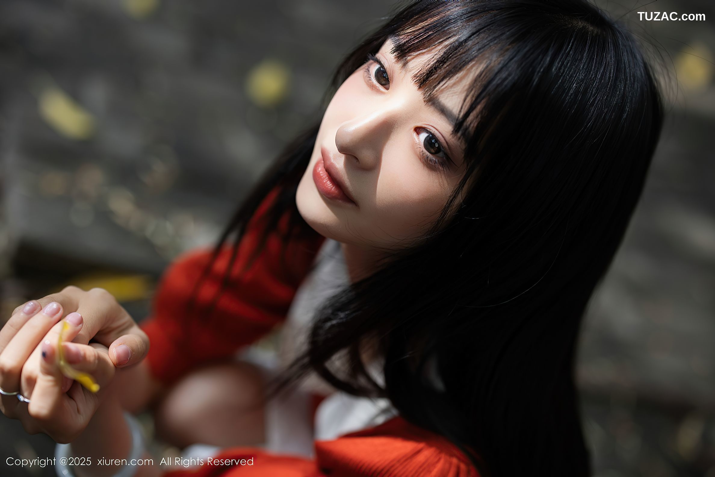 XiuRen秀人网-10247-茂木希子-桔色T恤白裙玉体诱人-2025.05.08