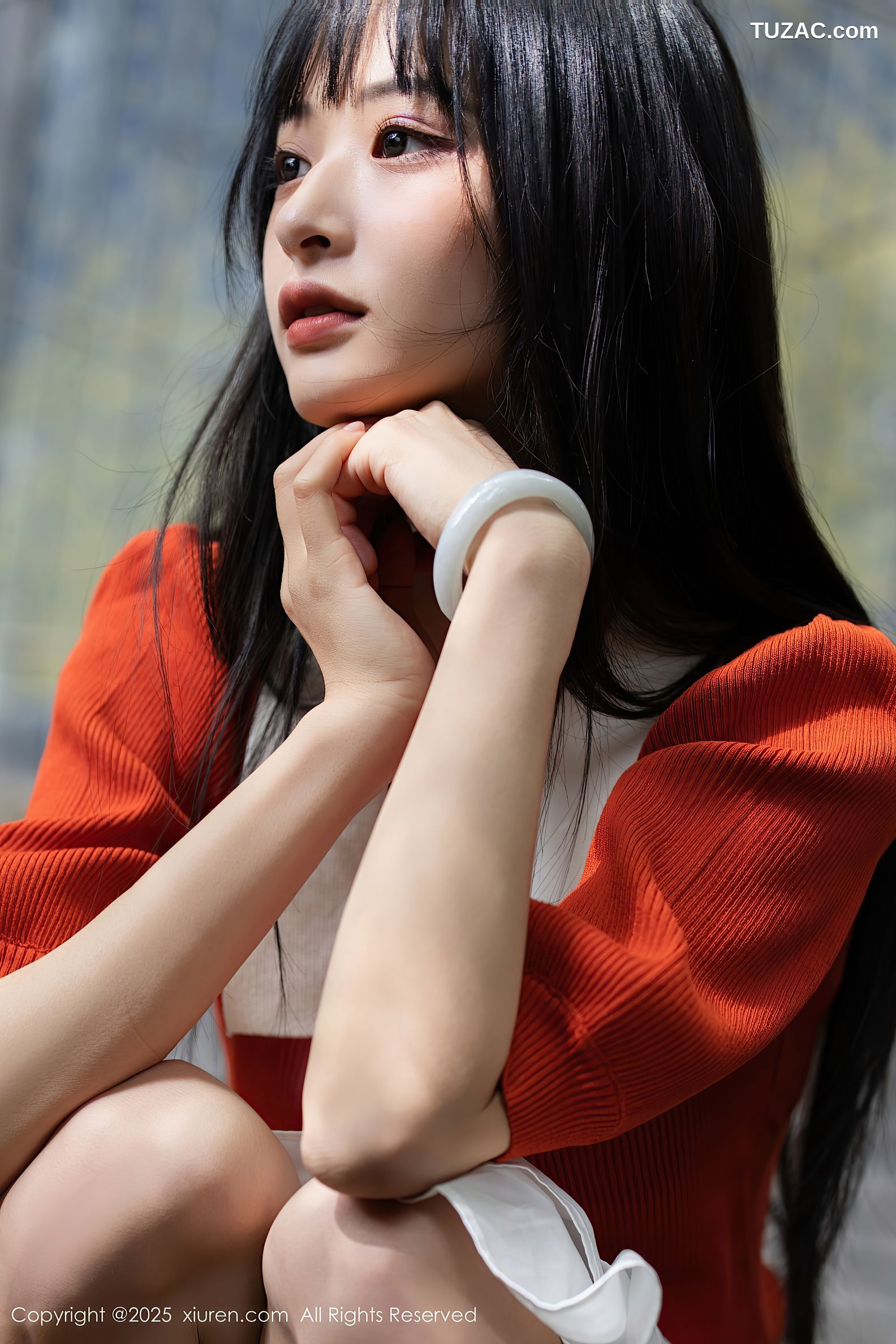 XiuRen秀人网-10247-茂木希子-桔色T恤白裙玉体诱人-2025.05.08