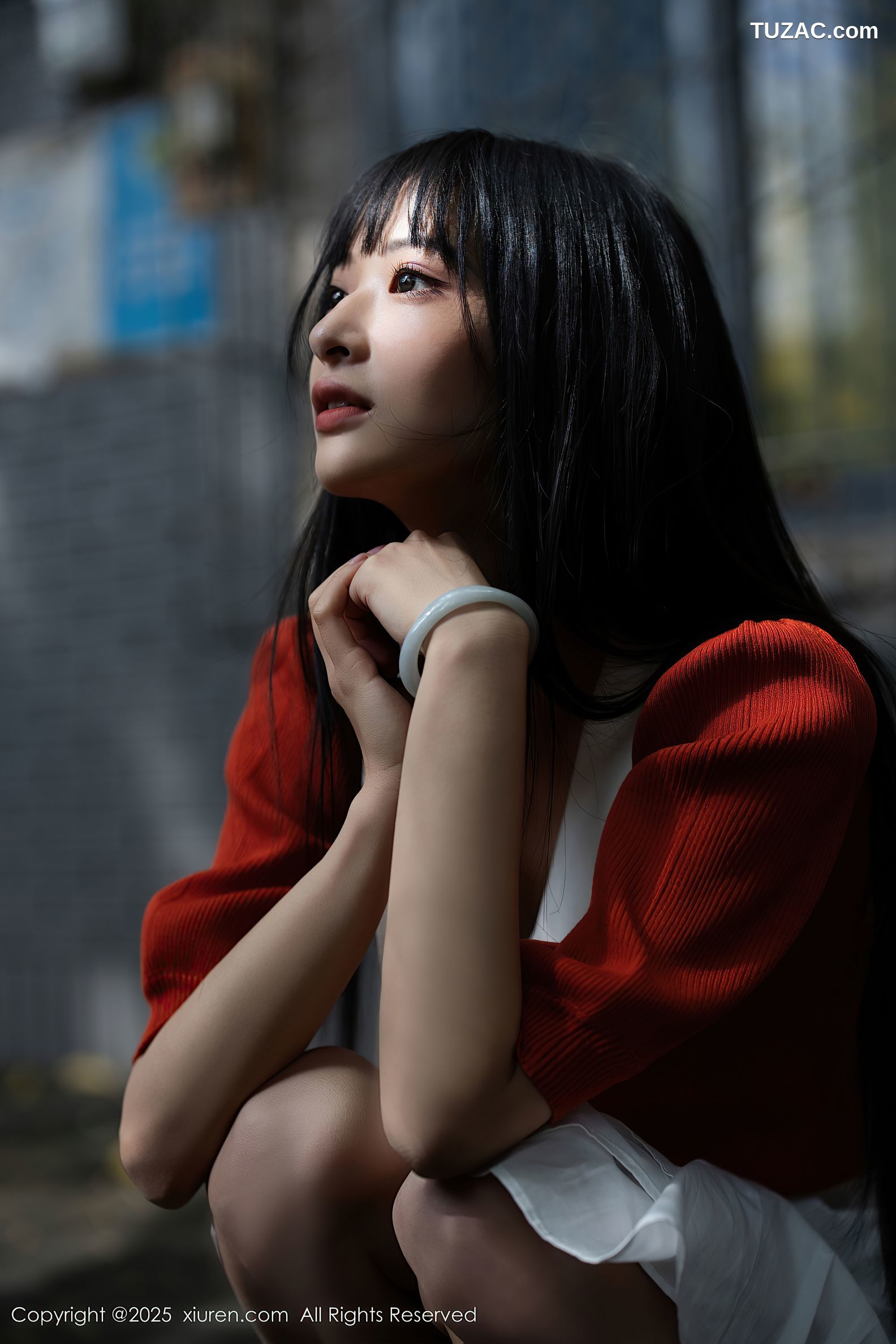 XiuRen秀人网-10247-茂木希子-桔色T恤白裙玉体诱人-2025.05.08