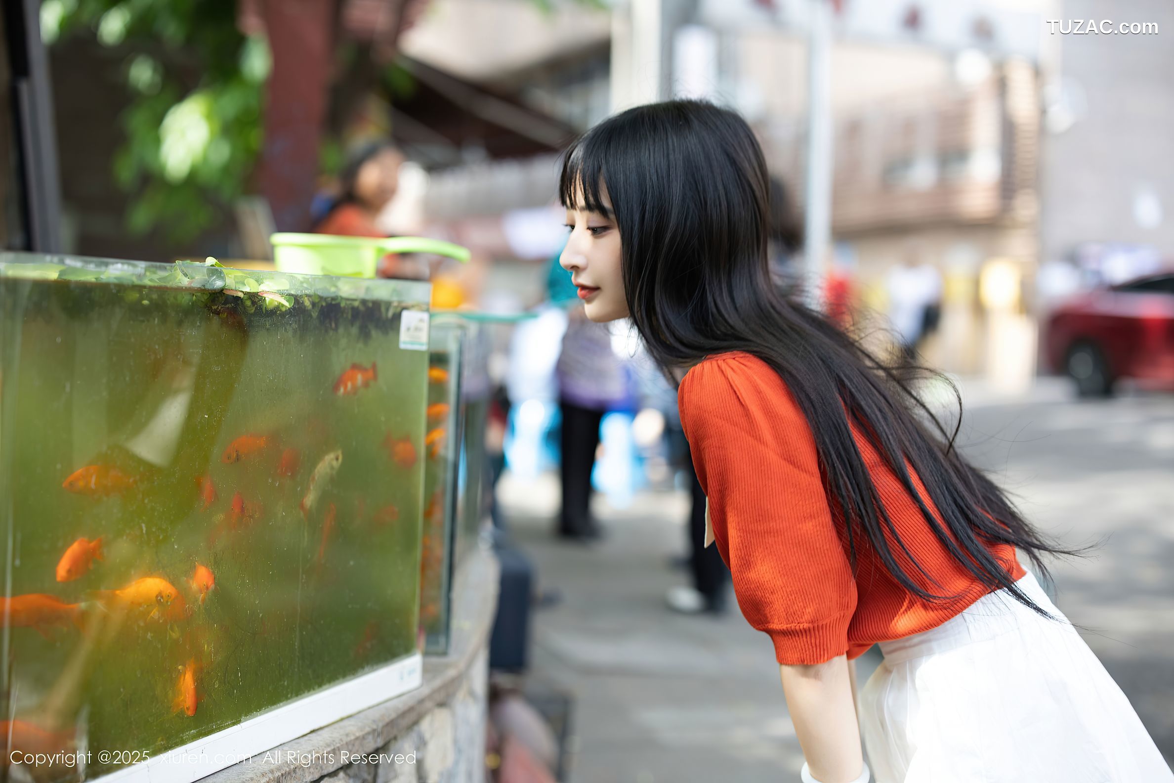 XiuRen秀人网-10247-茂木希子-桔色T恤白裙玉体诱人-2025.05.08