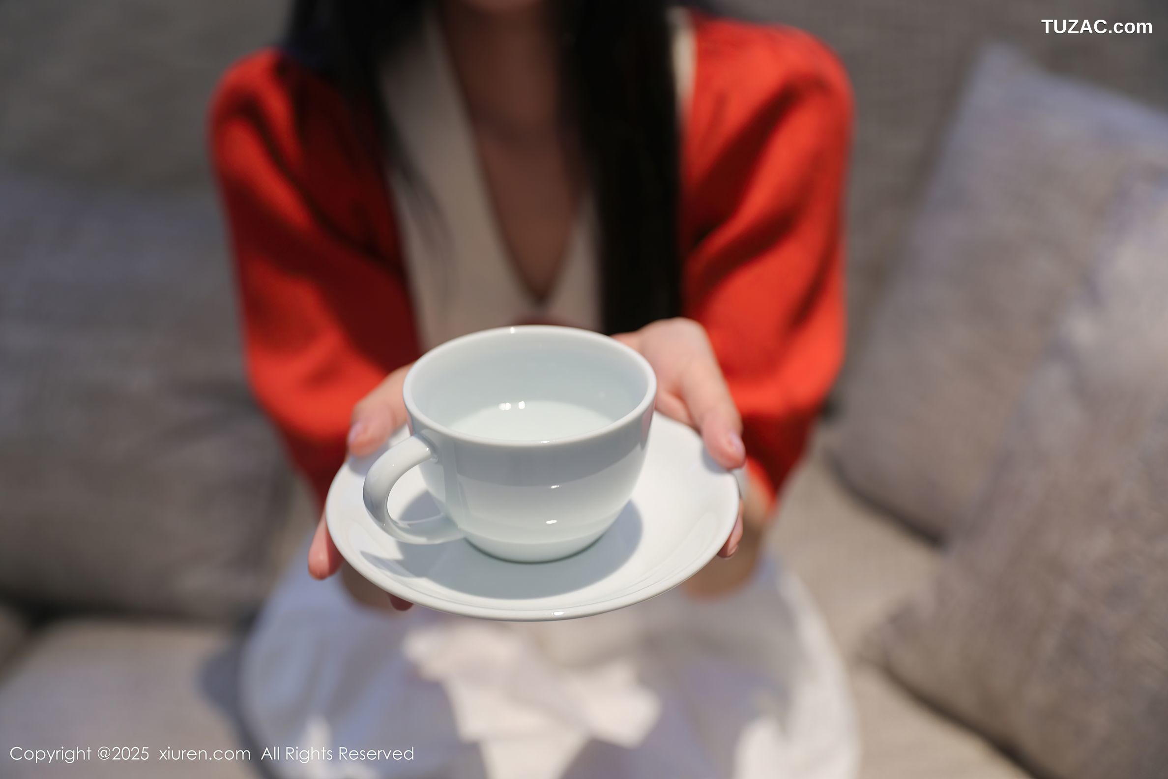 XiuRen秀人网-10247-茂木希子-桔色T恤白裙玉体诱人-2025.05.08