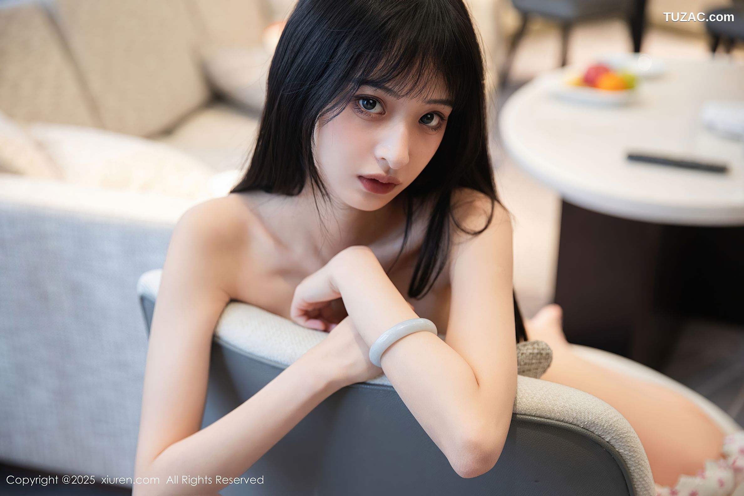 XiuRen秀人网-10247-茂木希子-桔色T恤白裙玉体诱人-2025.05.08