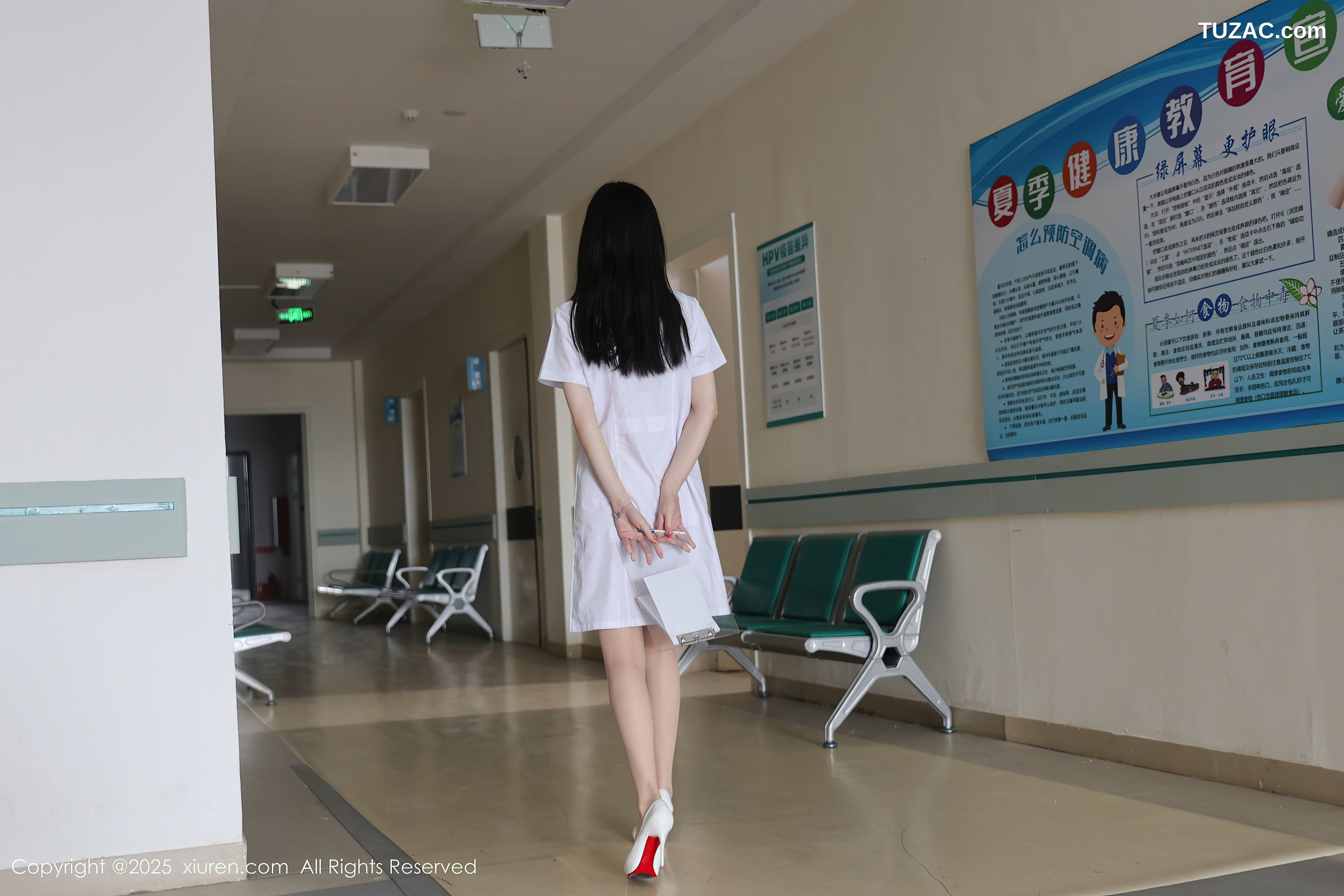 XiuRen秀人网-10256-布丁wow-白色护士制服诱惑-2025.05.09