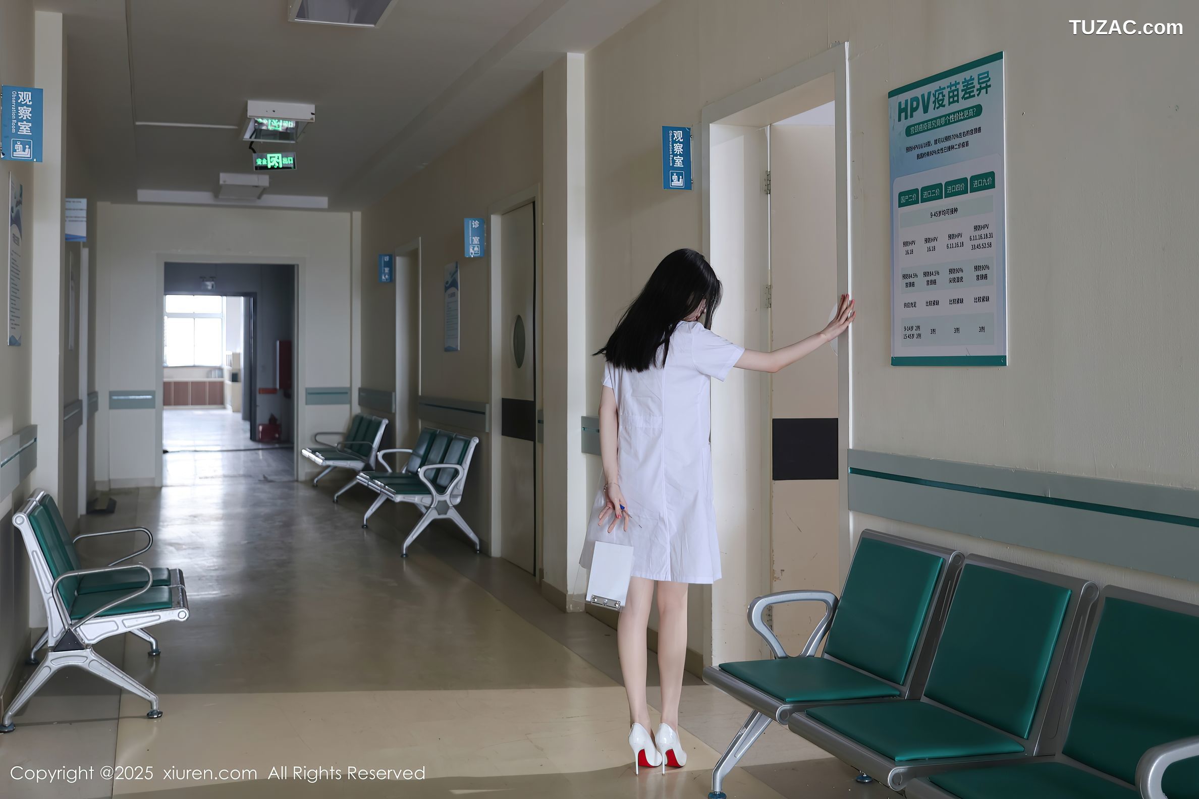 XiuRen秀人网-10256-布丁wow-白色护士制服诱惑-2025.05.09