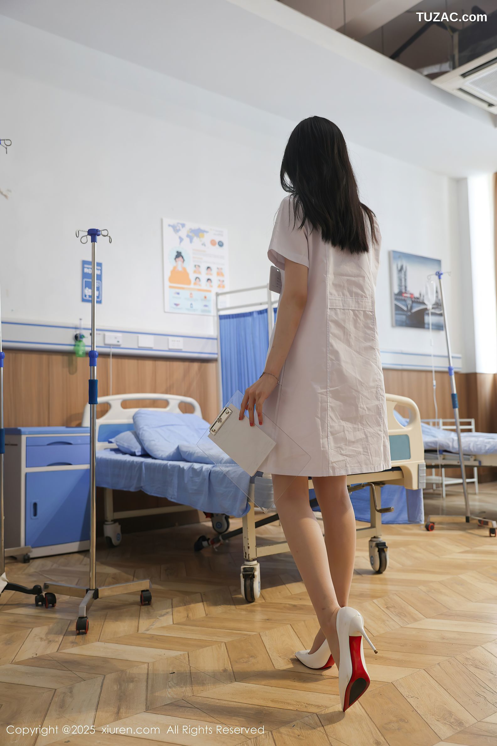 XiuRen秀人网-10256-布丁wow-白色护士制服诱惑-2025.05.09
