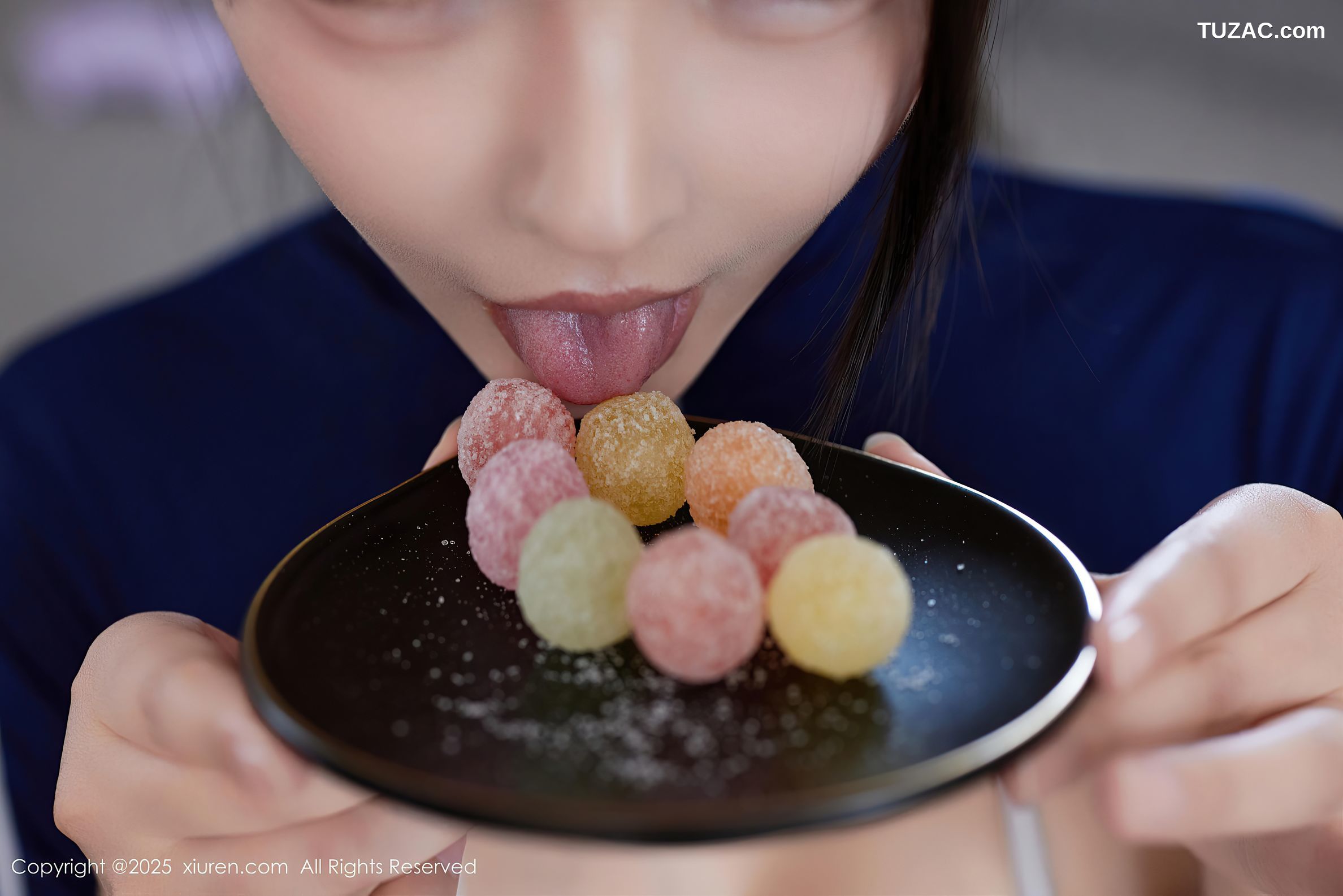 XiuRen秀人网-10271-智恩baby-深蓝情趣死库水-超小比基尼爆乳-2025.05.13