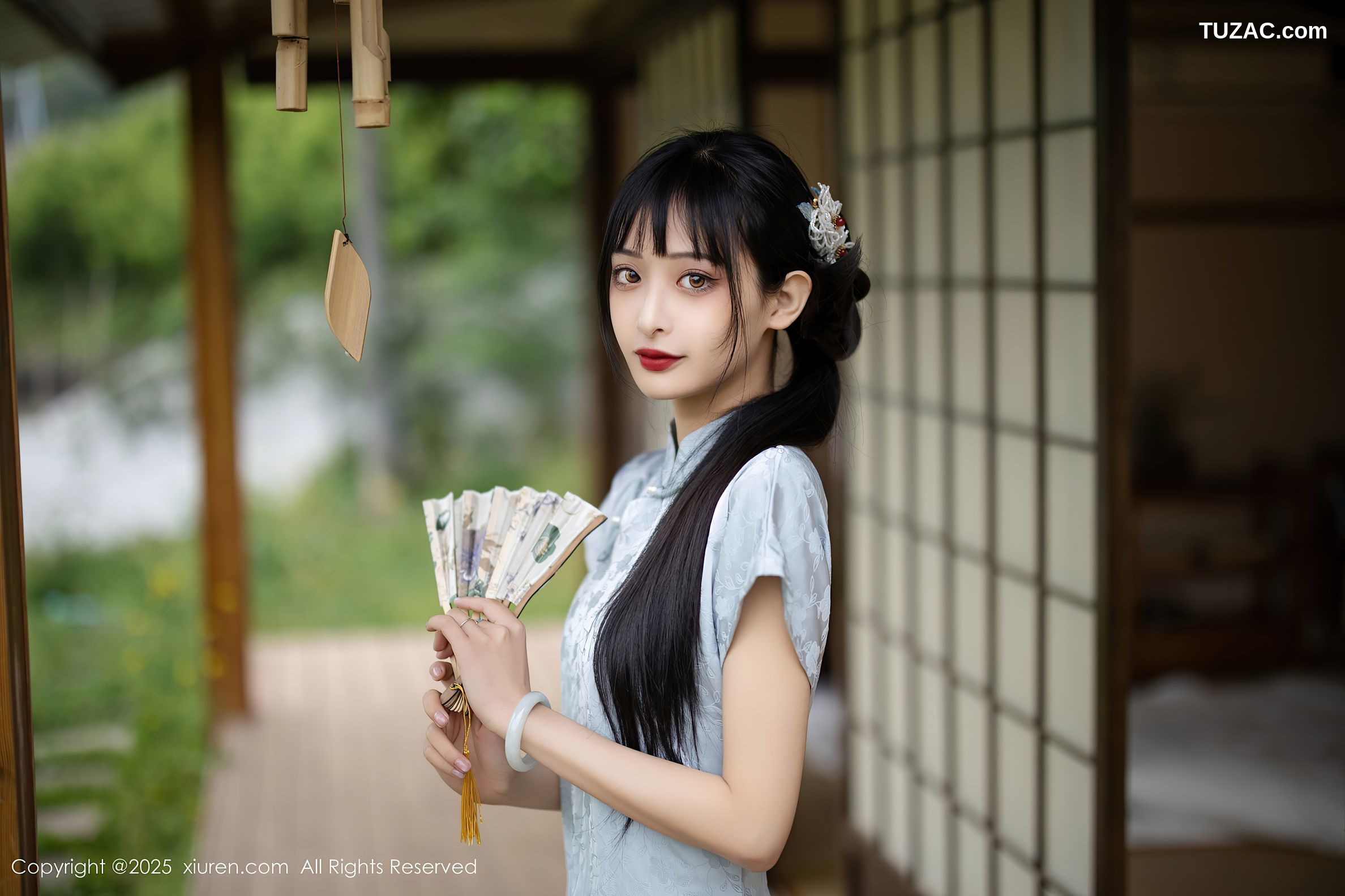 XiuRen秀人网-10278-茂木希子-日式旗袍肉色丝袜-2025.05.15