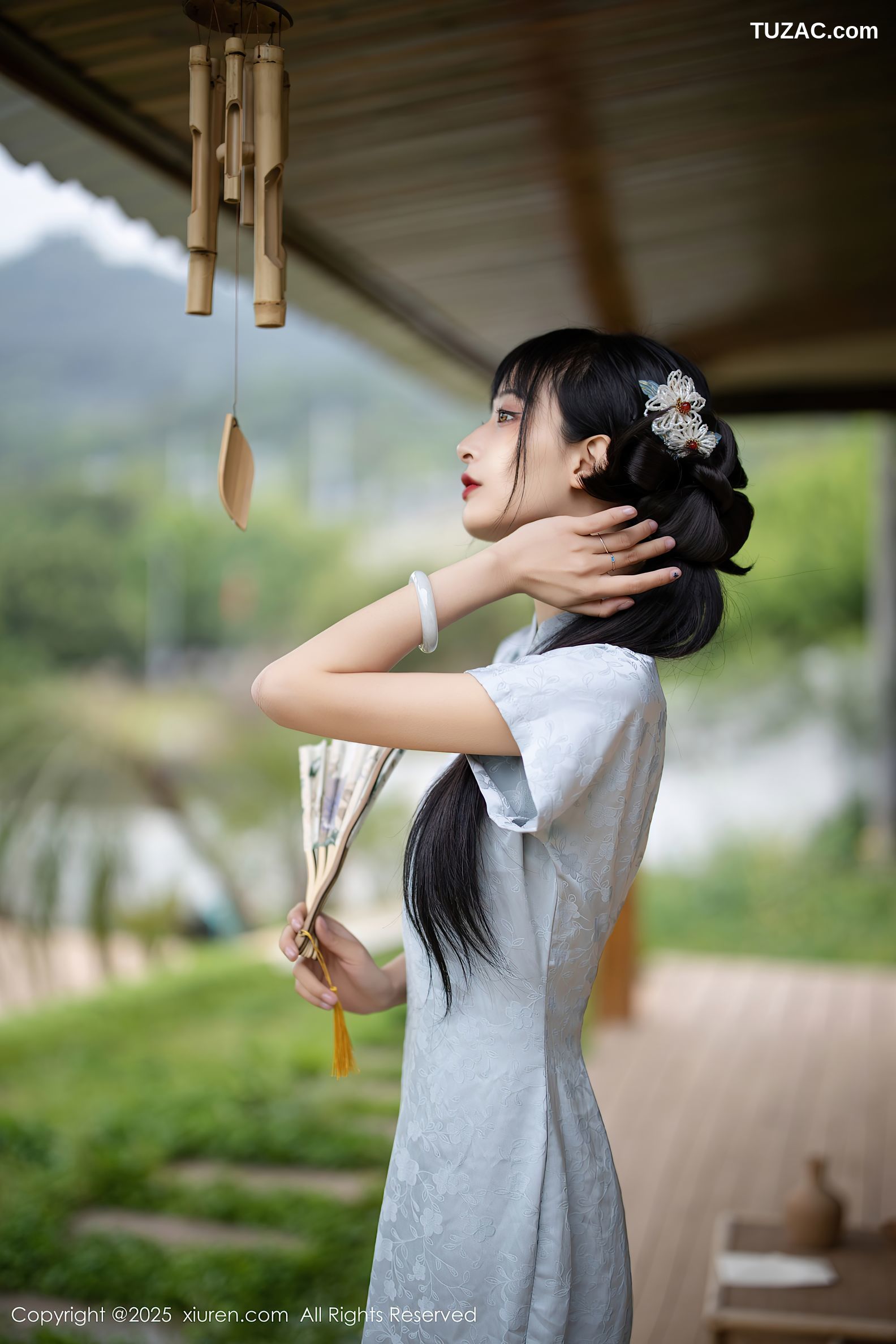 XiuRen秀人网-10278-茂木希子-日式旗袍肉色丝袜-2025.05.15