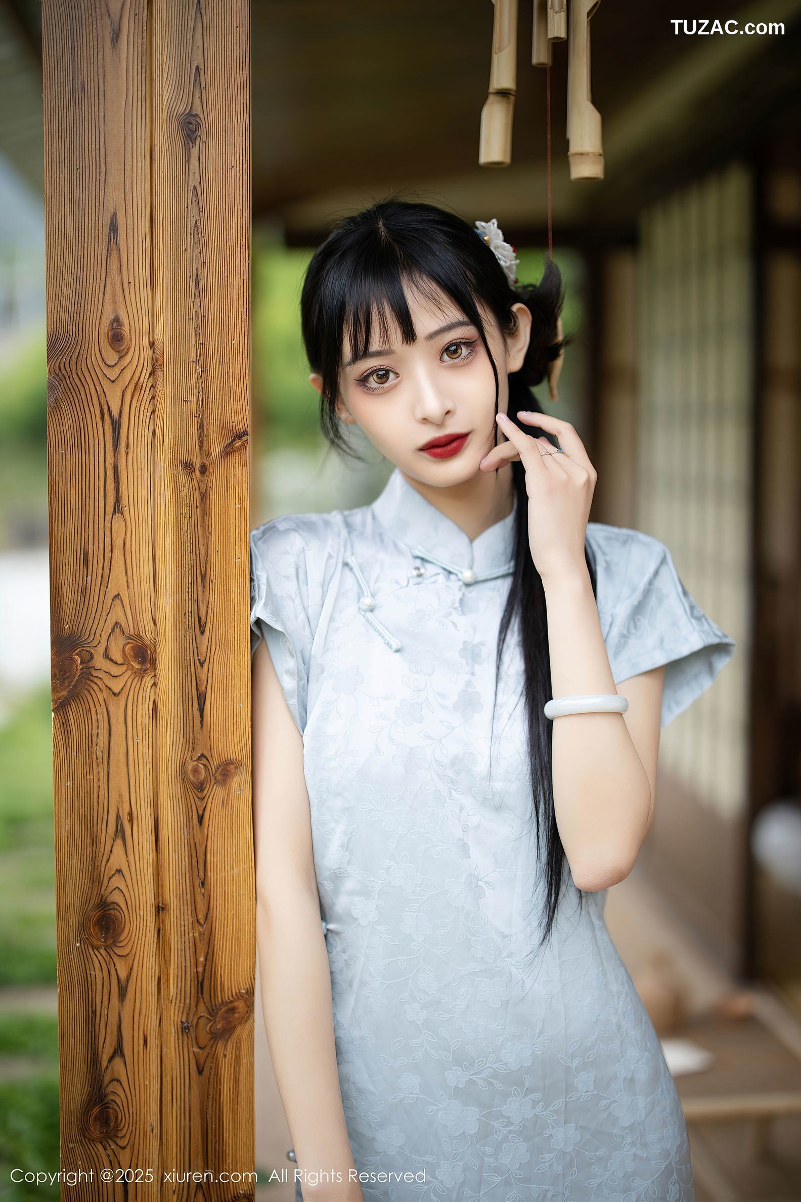 XiuRen秀人网-10278-茂木希子-日式旗袍肉色丝袜-2025.05.15