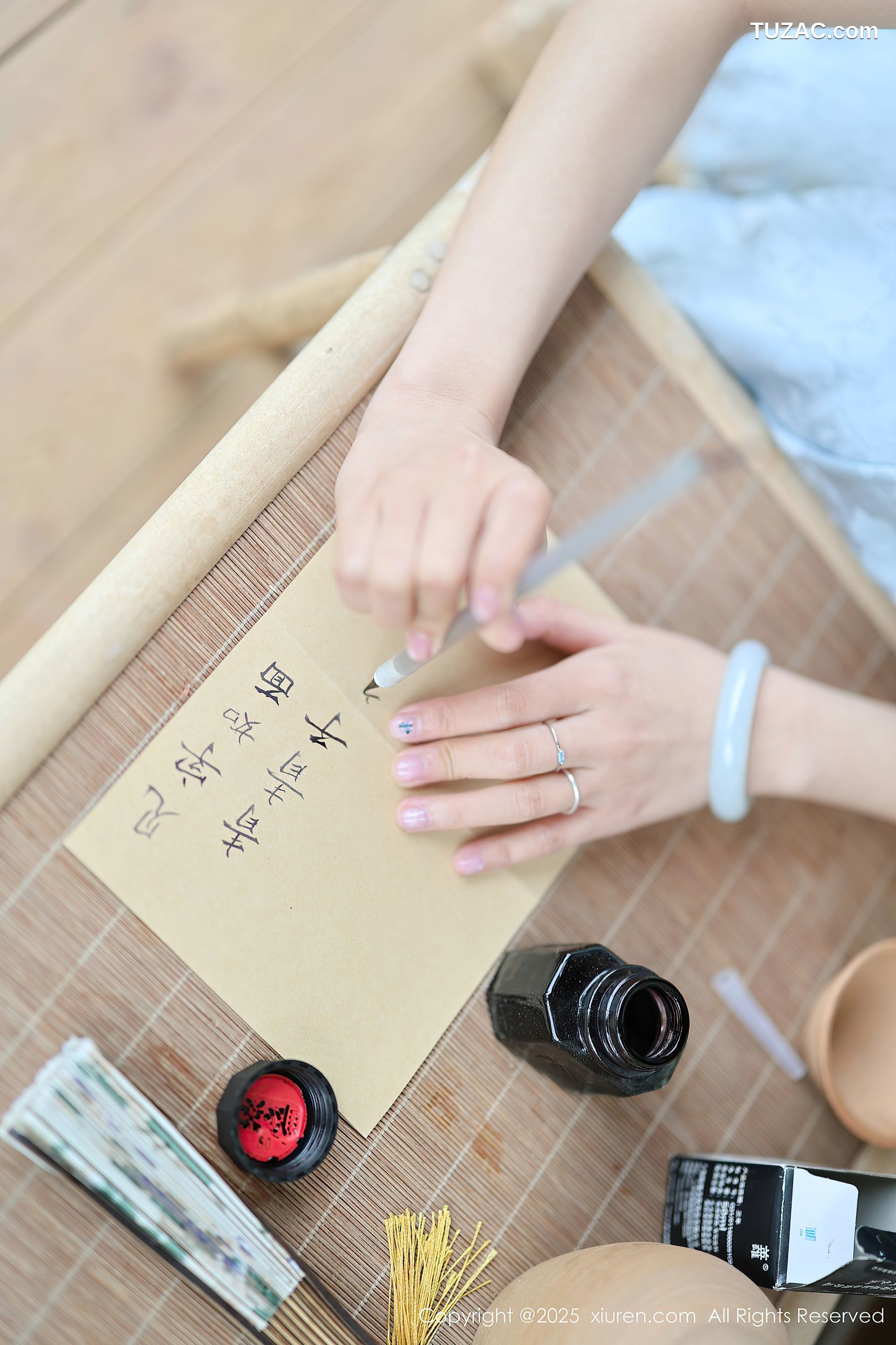 XiuRen秀人网-10278-茂木希子-日式旗袍肉色丝袜-2025.05.15