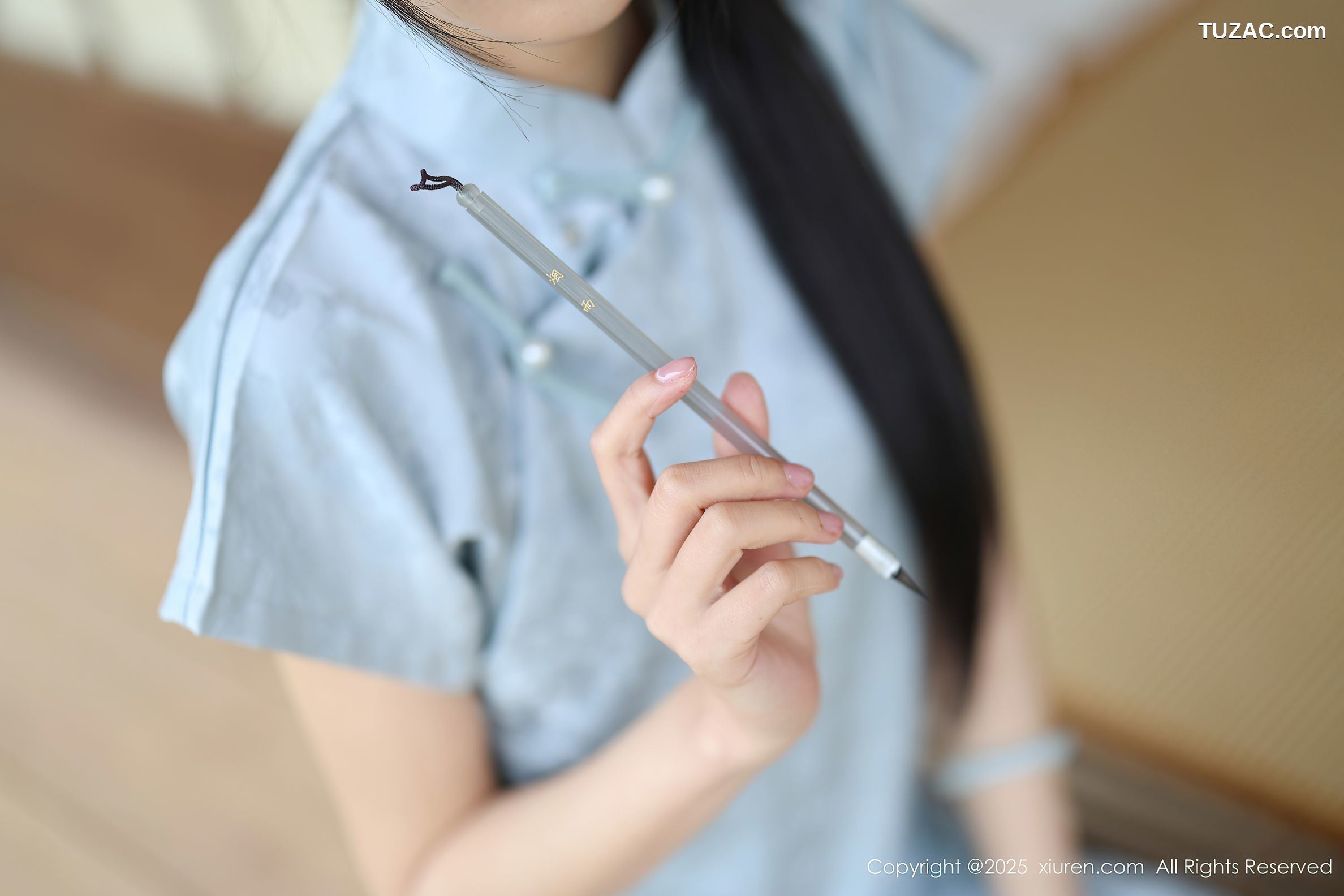 XiuRen秀人网-10278-茂木希子-日式旗袍肉色丝袜-2025.05.15