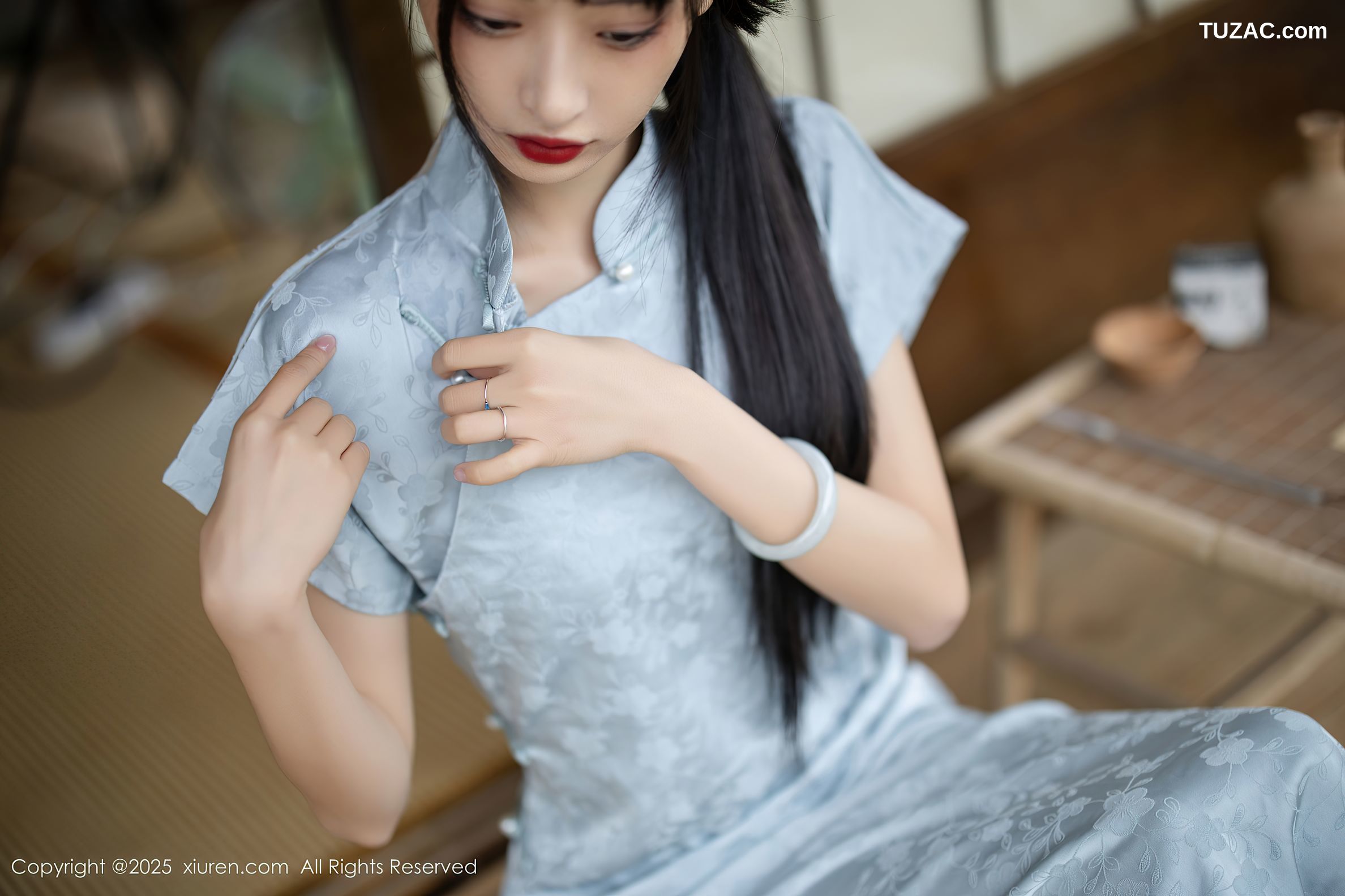 XiuRen秀人网-10278-茂木希子-日式旗袍肉色丝袜-2025.05.15