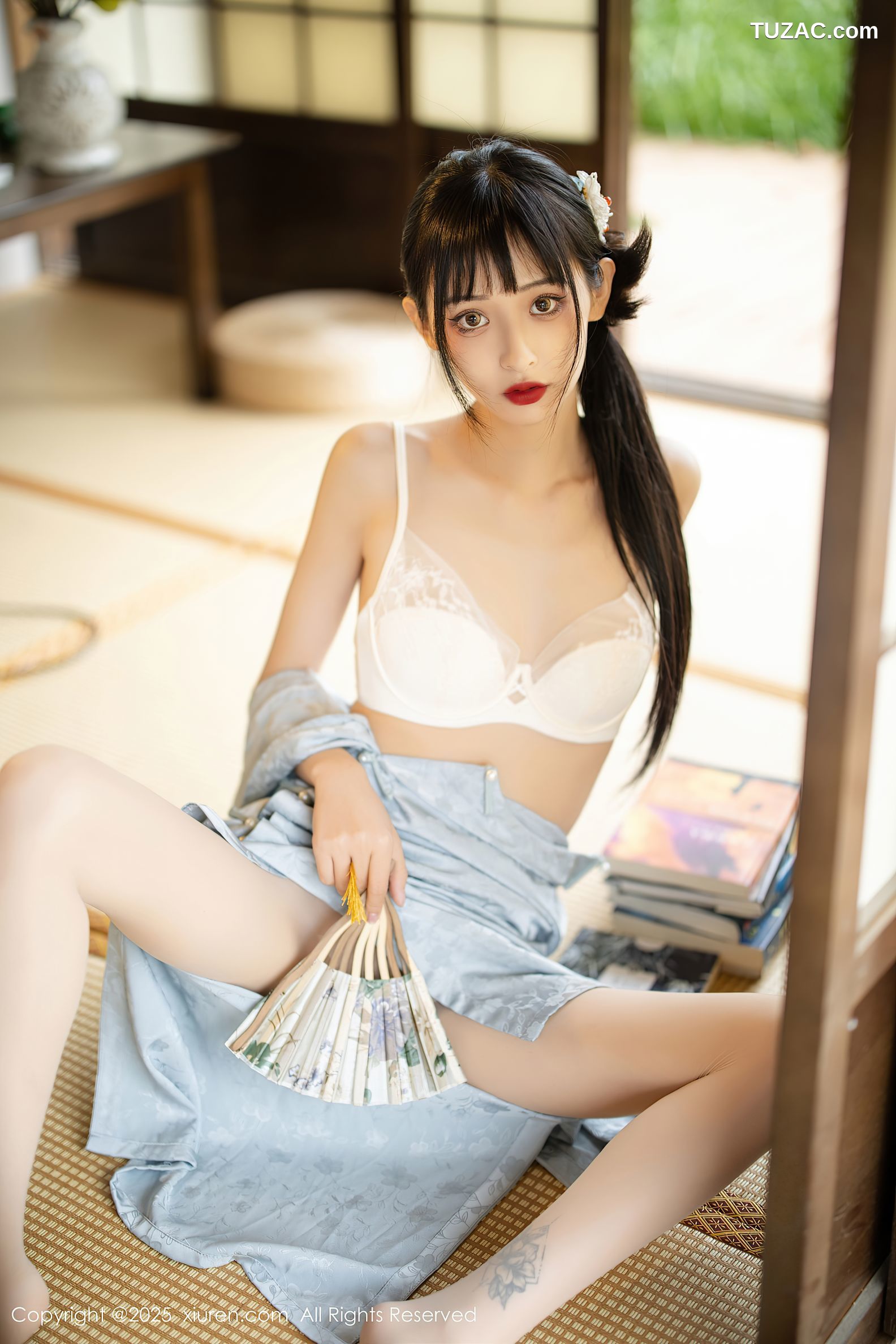 XiuRen秀人网-10278-茂木希子-日式旗袍肉色丝袜-2025.05.15