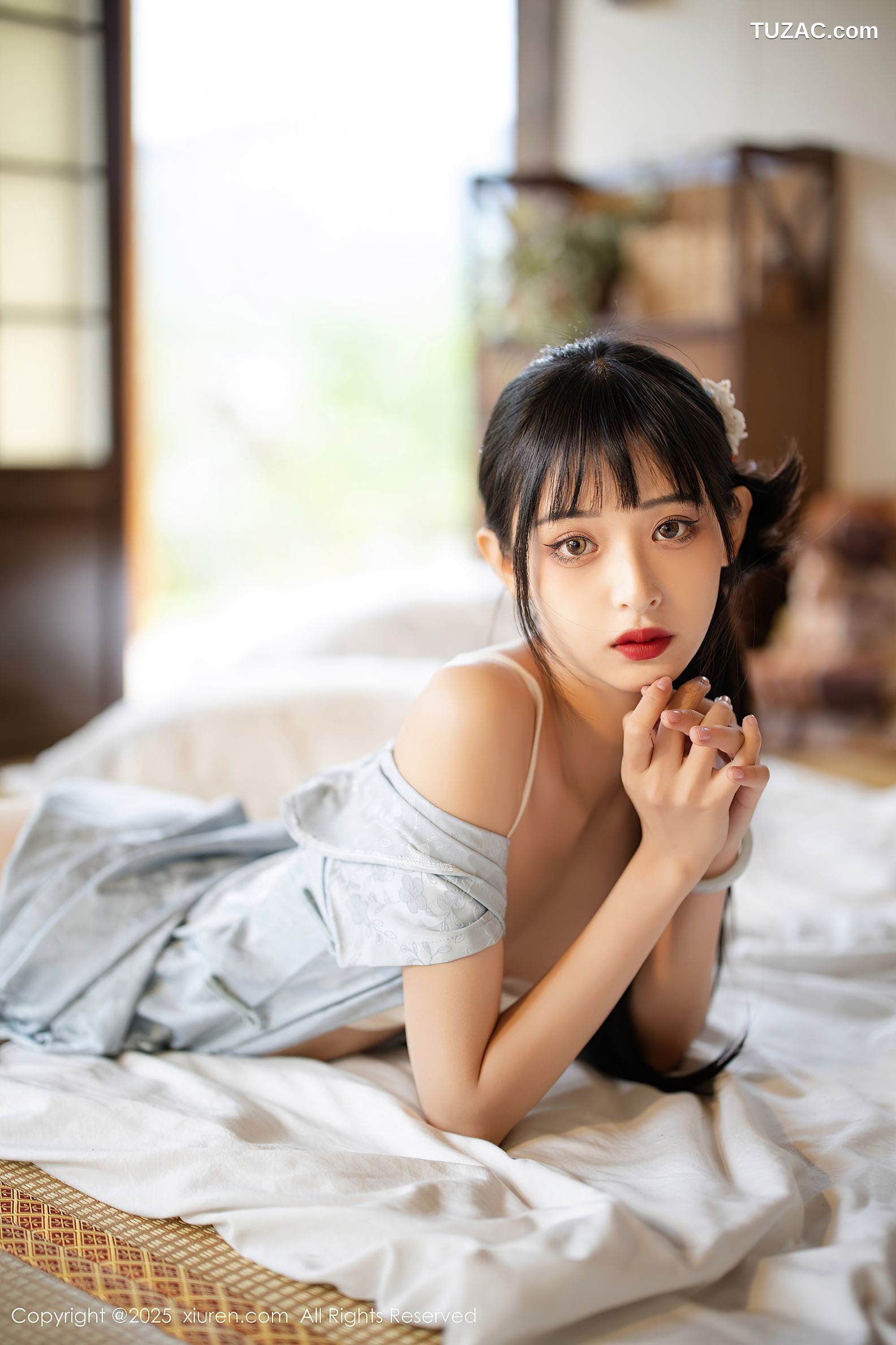 XiuRen秀人网-10278-茂木希子-日式旗袍肉色丝袜-2025.05.15