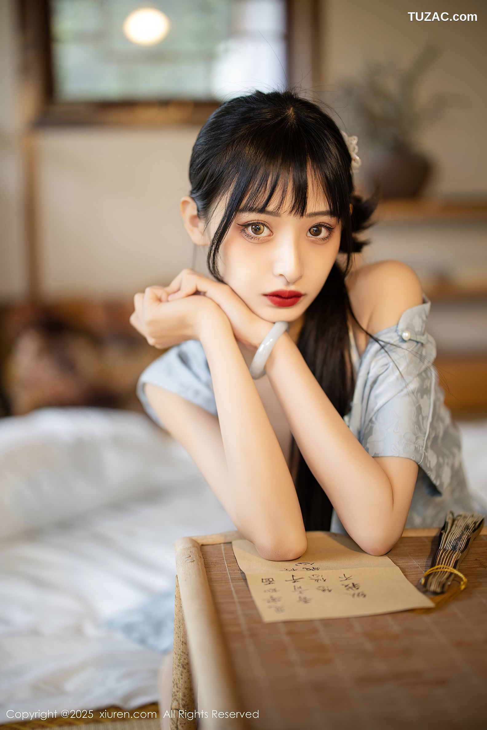 XiuRen秀人网-10278-茂木希子-日式旗袍肉色丝袜-2025.05.15