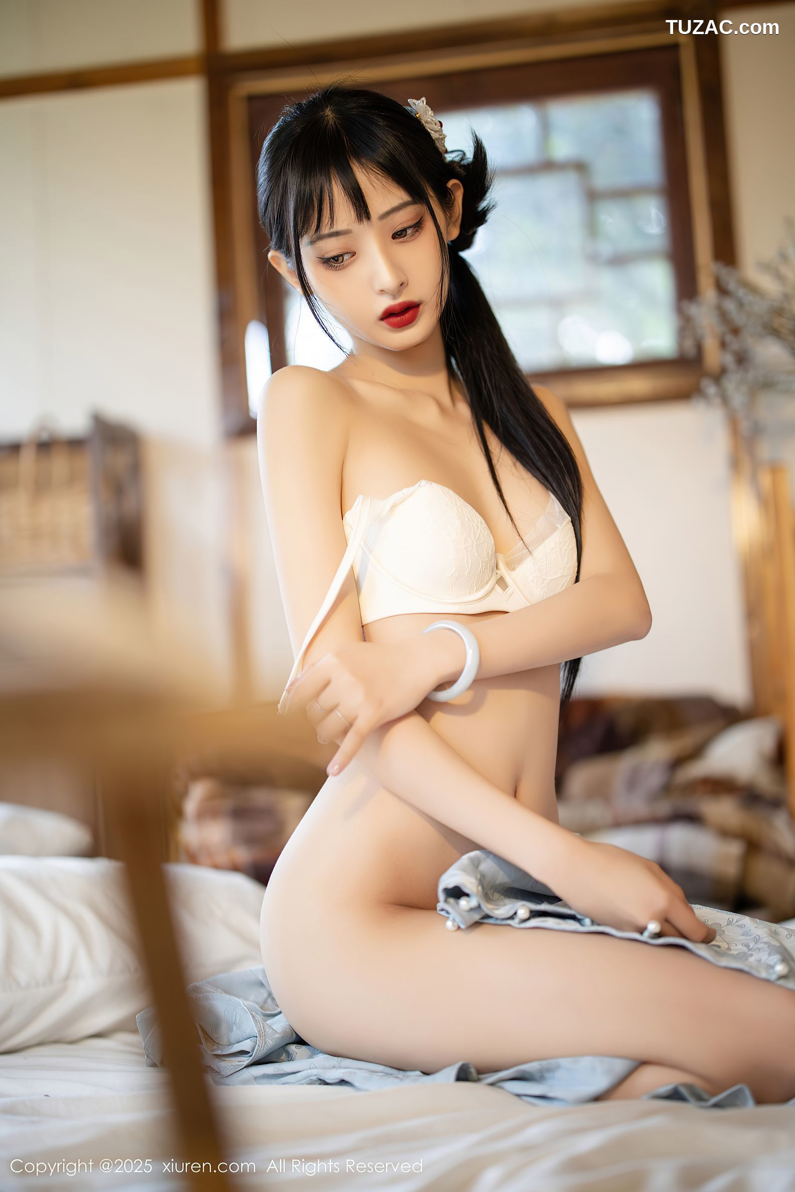 XiuRen秀人网-10278-茂木希子-日式旗袍肉色丝袜-2025.05.15