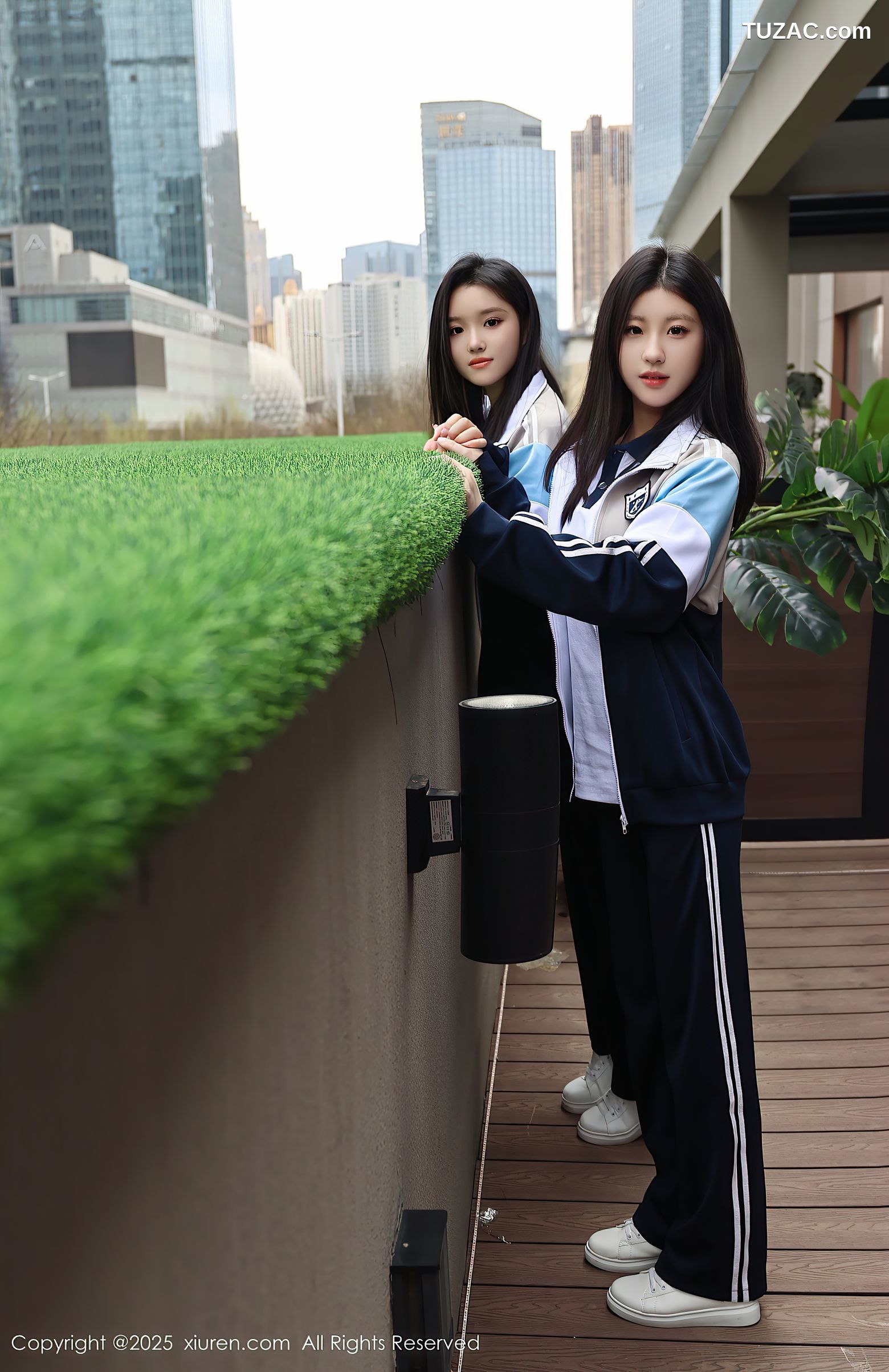 XiuRen秀人网-10288-小芭乐-蓝色校服姐妹花女生宾馆卖身-2025.05.16