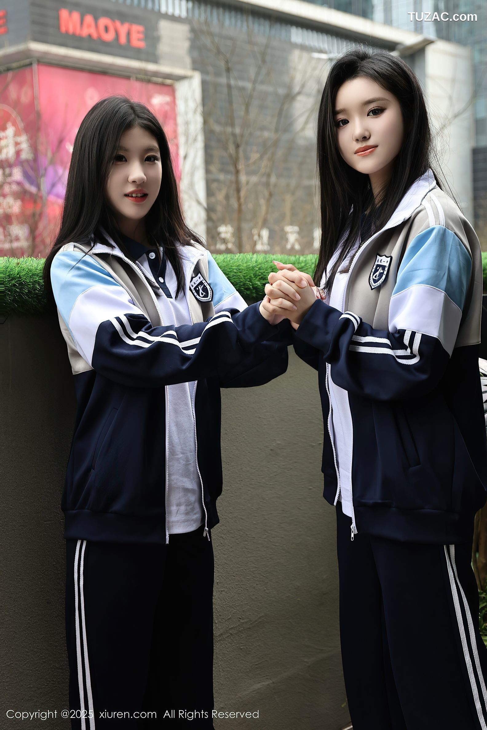 XiuRen秀人网-10288-小芭乐-蓝色校服姐妹花女生宾馆卖身-2025.05.16