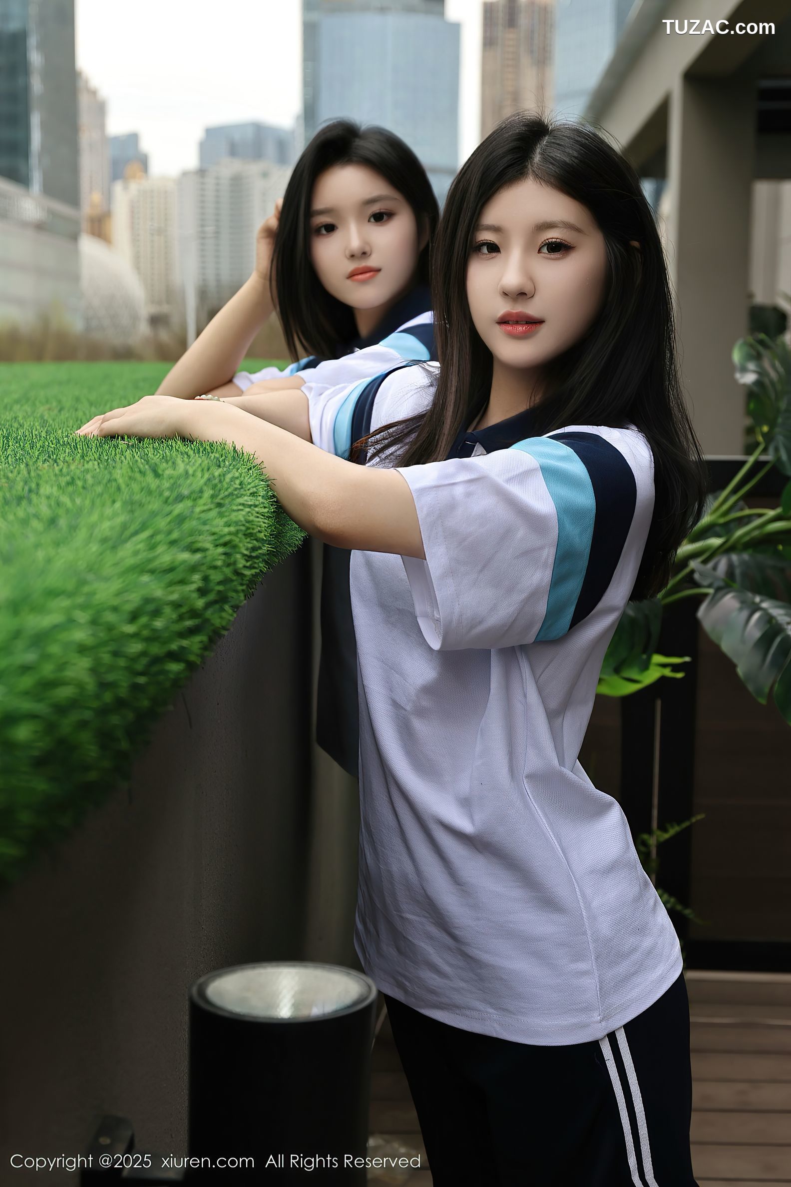 XiuRen秀人网-10288-小芭乐-蓝色校服姐妹花女生宾馆卖身-2025.05.16