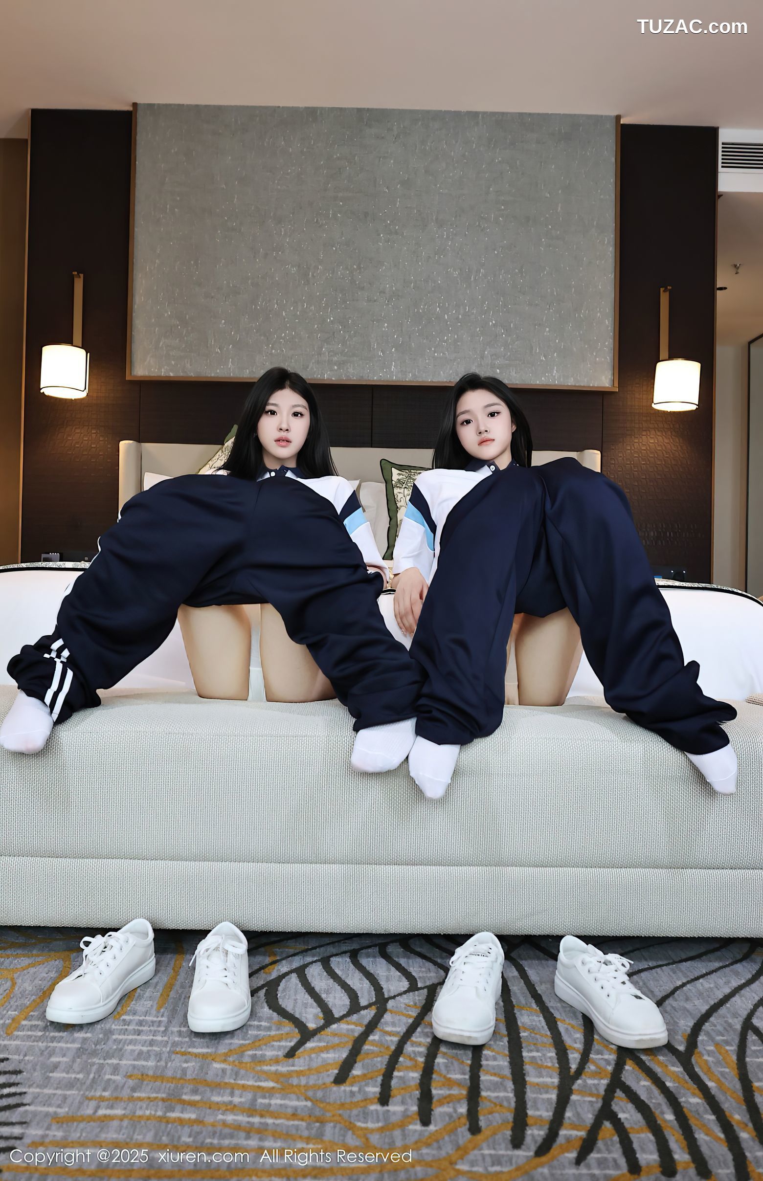 XiuRen秀人网-10288-小芭乐-蓝色校服姐妹花女生宾馆卖身-2025.05.16