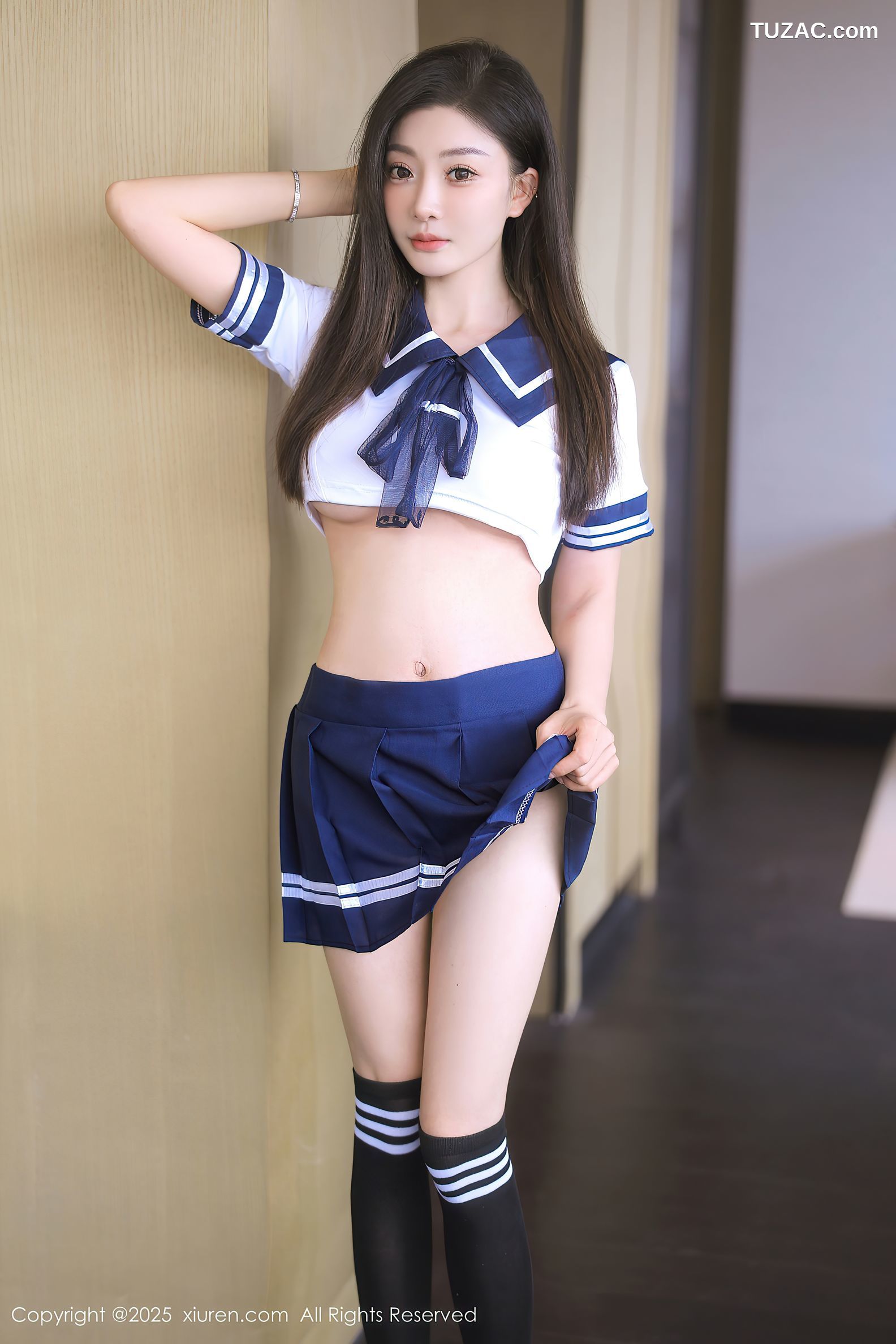 XiuRen秀人网-10298-Annie_baby-性感JK制服水手T水手短裙-2025.05.20