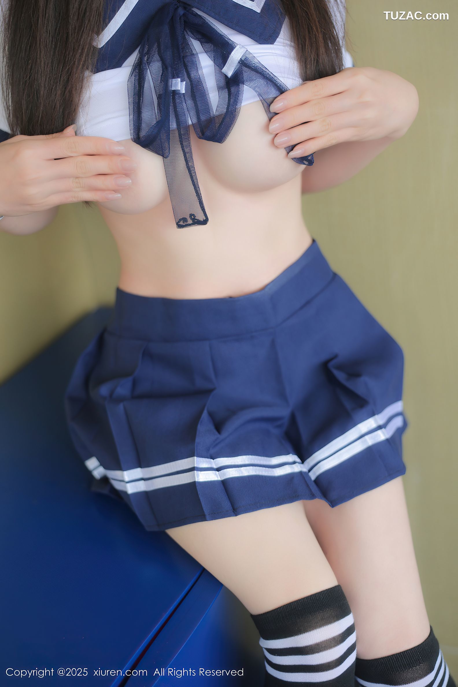 XiuRen秀人网-10298-Annie_baby-性感JK制服水手T水手短裙-2025.05.20
