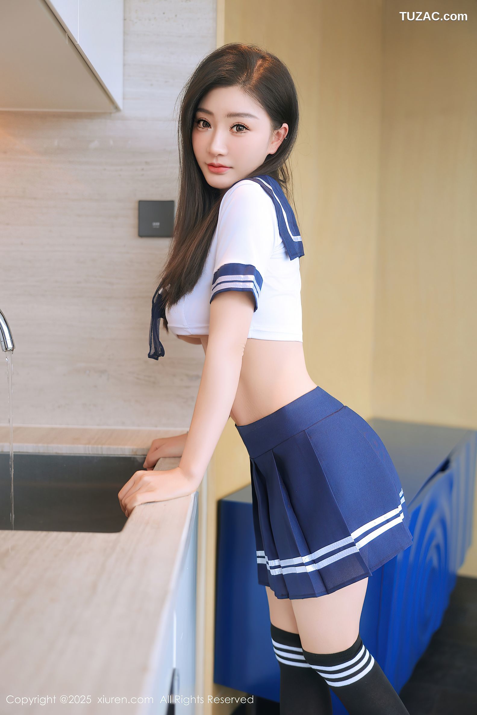 XiuRen秀人网-10298-Annie_baby-性感JK制服水手T水手短裙-2025.05.20