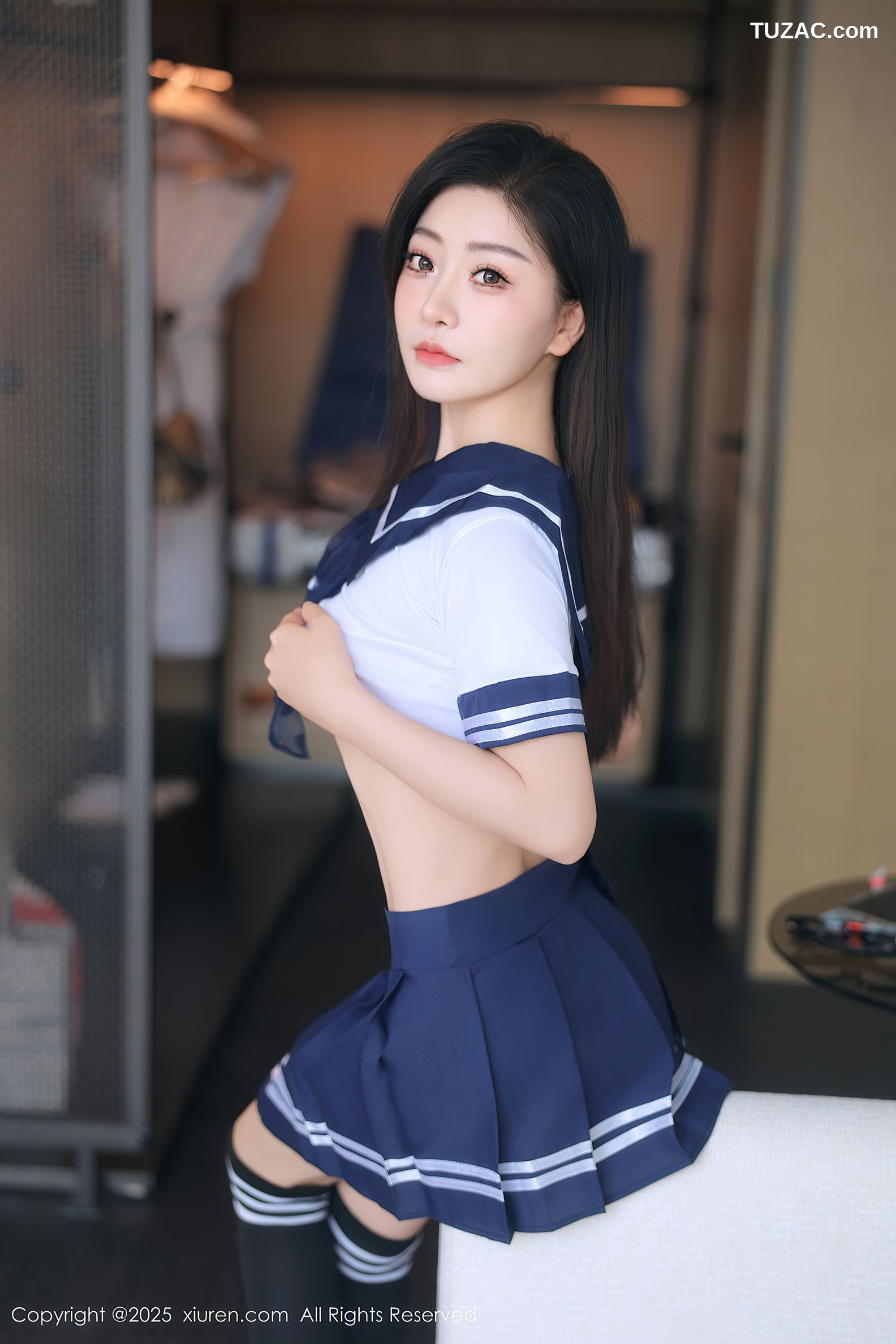 XiuRen秀人网-10298-Annie_baby-性感JK制服水手T水手短裙-2025.05.20