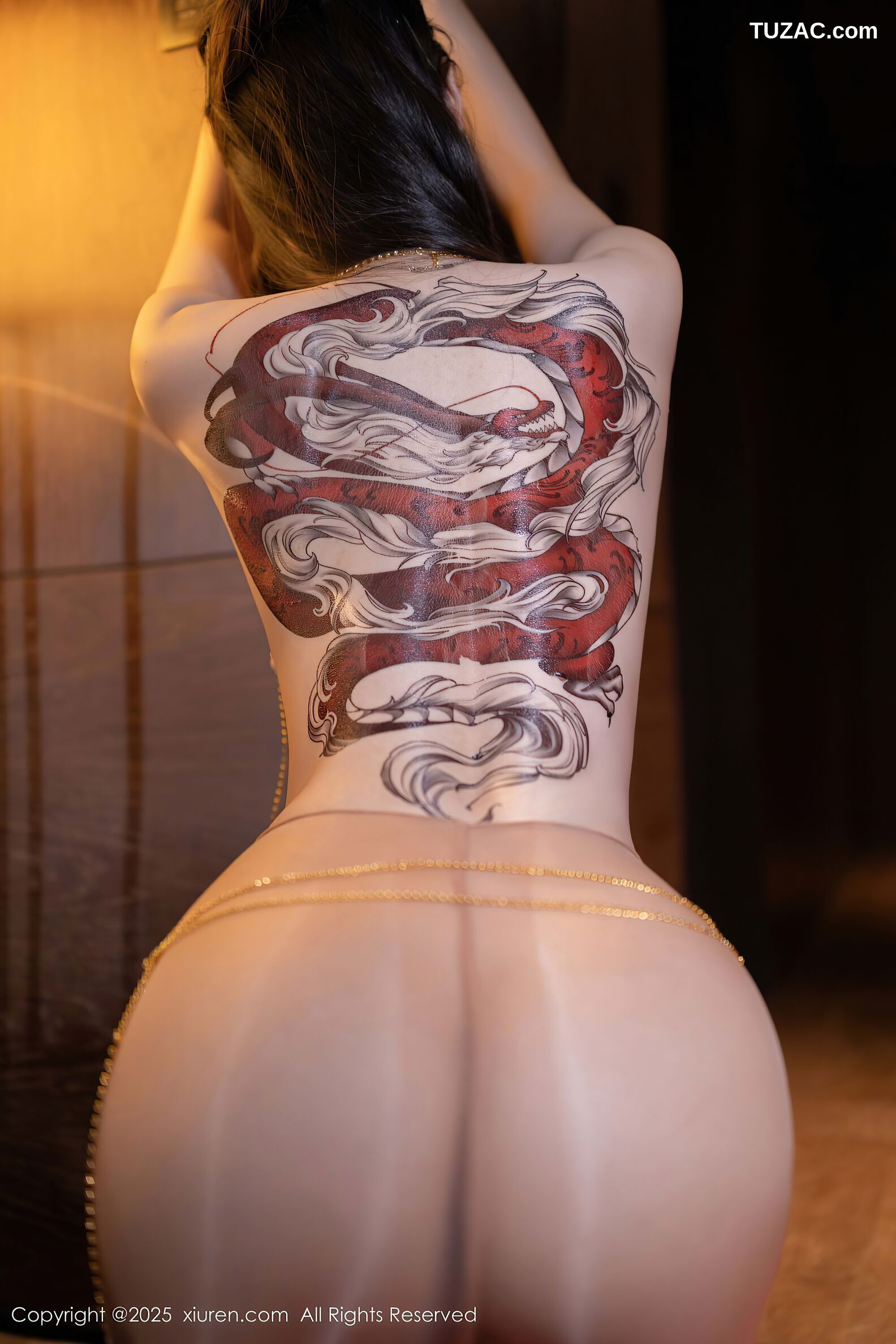 XiuRen秀人网-10352-小逗逗-陆萱萱-和服姐妹花珠链内衣爆乳激情互动-2025.05.29