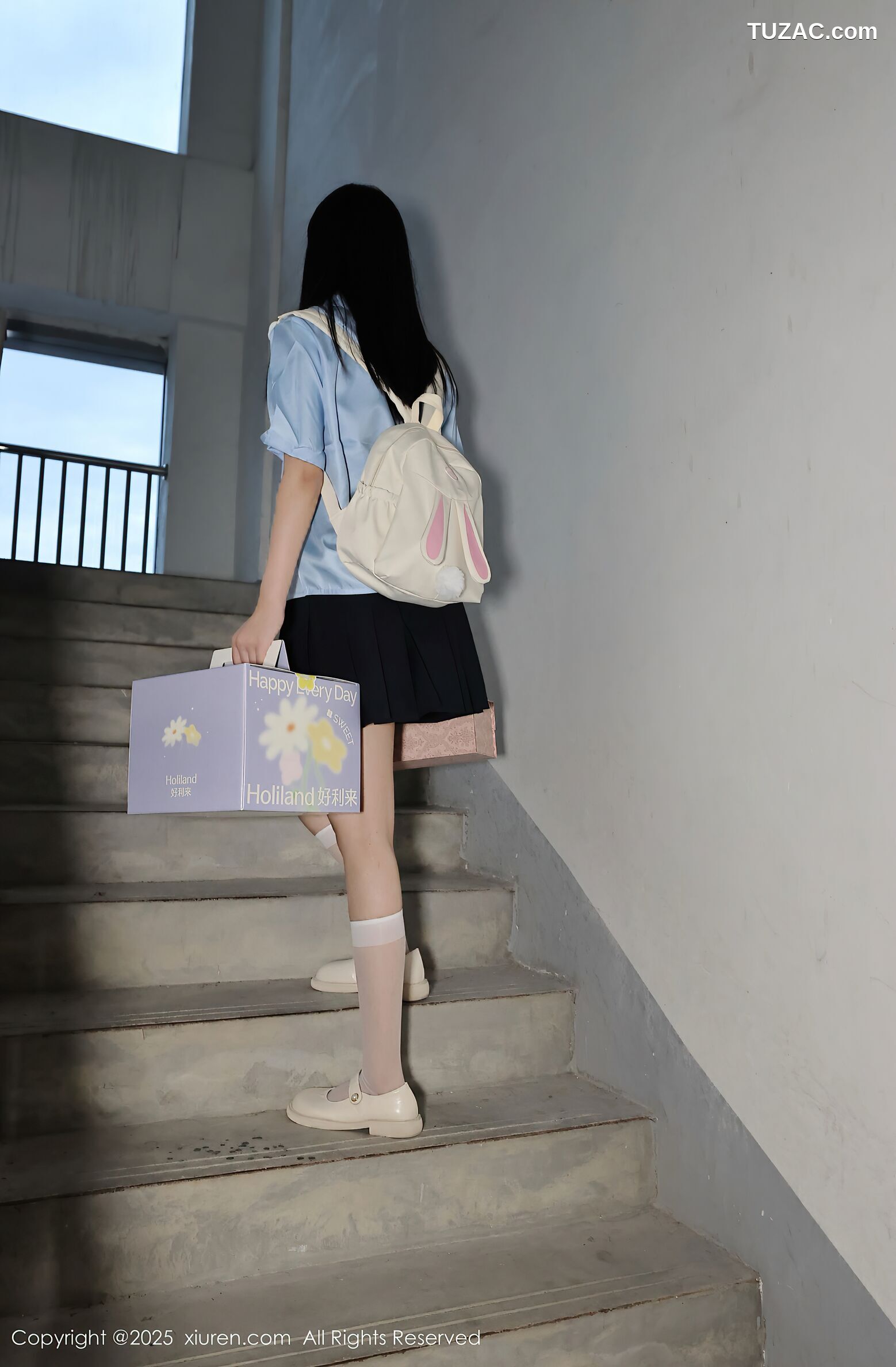 XiuRen秀人网-10443-小芭乐-衬衫短裙姐妹花女生爆乳激情互动-2025.06.20