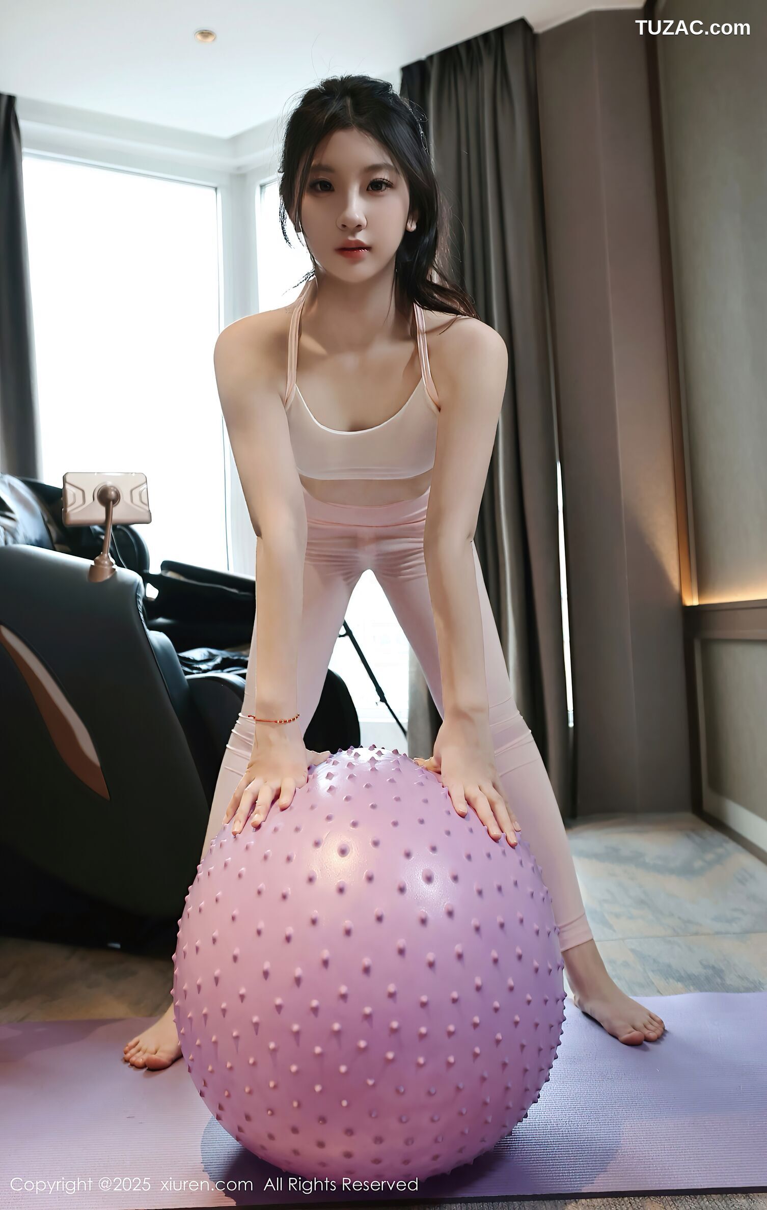 XiuRen秀人网-10474-小芭乐-粉色瑜伽服-2025.06.27