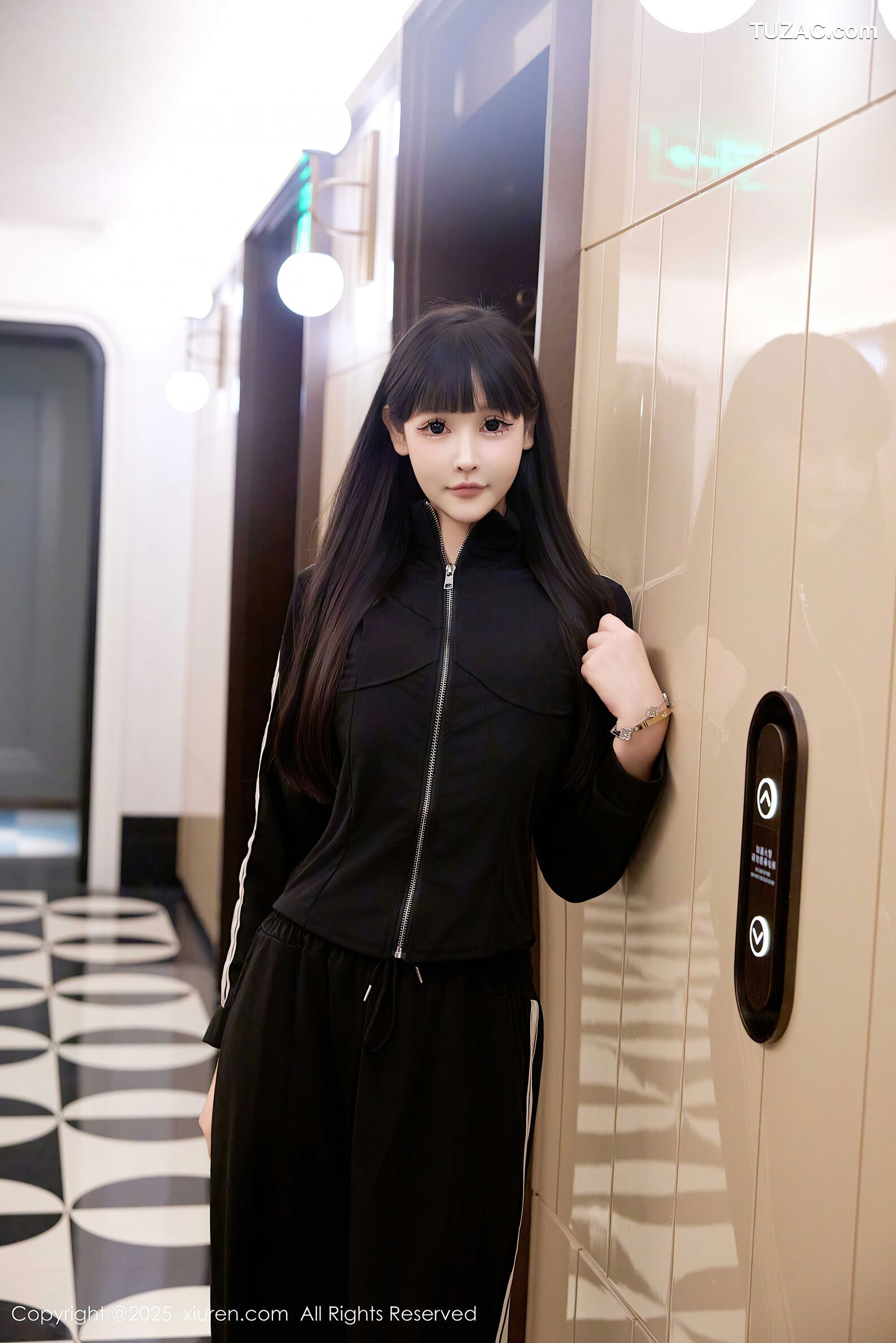 XiuRen秀人网-10482-智恩baby-黑色运动装黑情趣内衣-2025.06.30