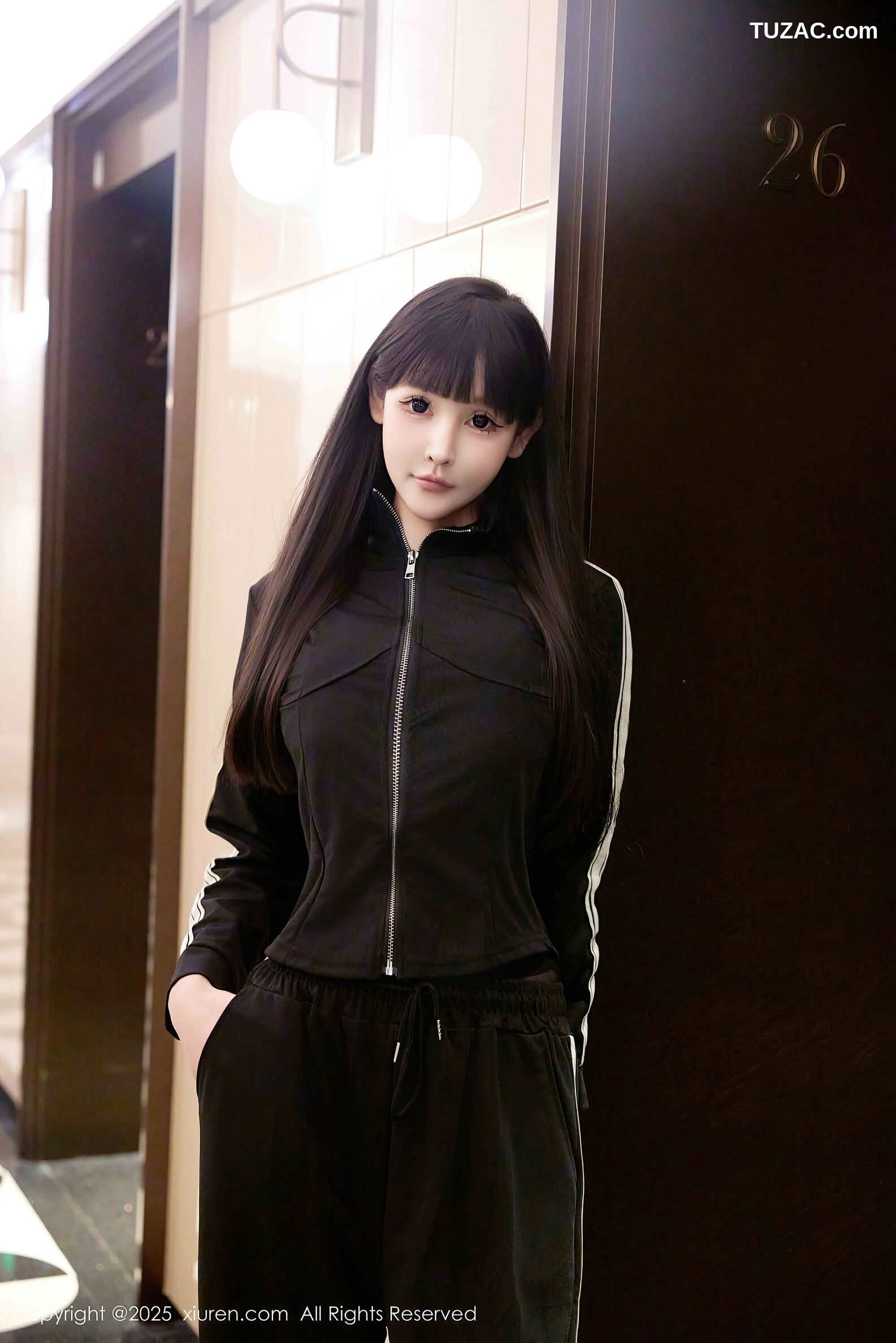 XiuRen秀人网-10482-智恩baby-黑色运动装黑情趣内衣-2025.06.30