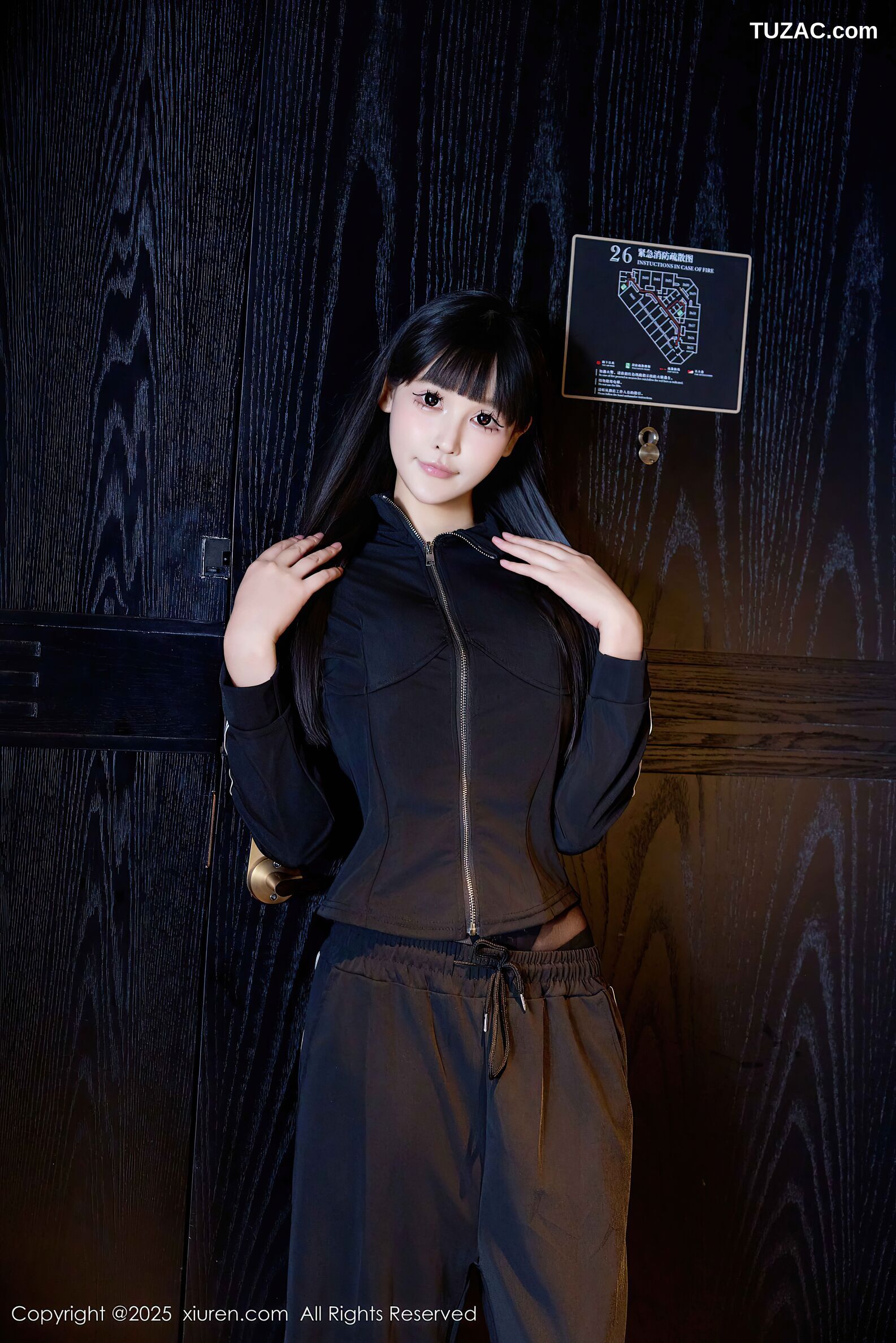 XiuRen秀人网-10482-智恩baby-黑色运动装黑情趣内衣-2025.06.30