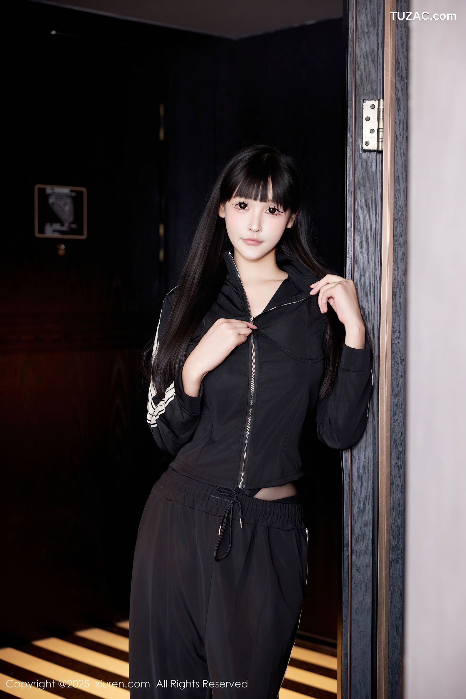 XiuRen秀人网-10482-智恩baby-黑色运动装黑情趣内衣-2025.06.30