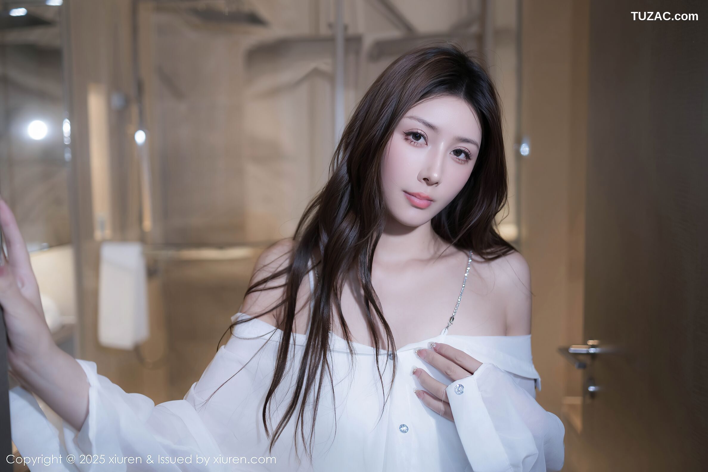 XiuRen秀人网-10502-悦兮-性感白T浴室湿身-2025.07.03