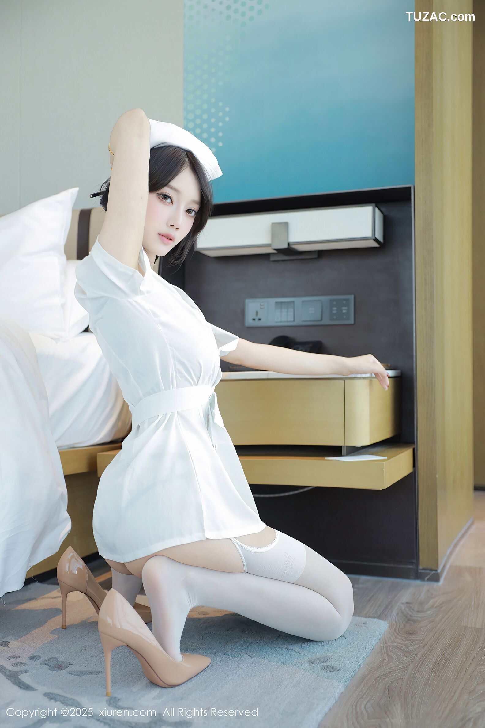 XiuRen秀人网-10507-玥儿玥er-白色护士制服白丝-2025.07.04