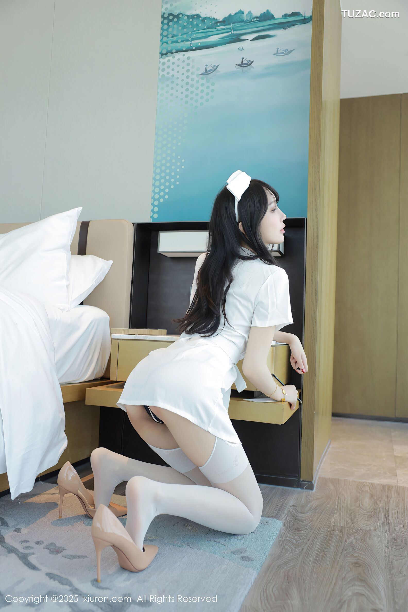 XiuRen秀人网-10507-玥儿玥er-白色护士制服白丝-2025.07.04