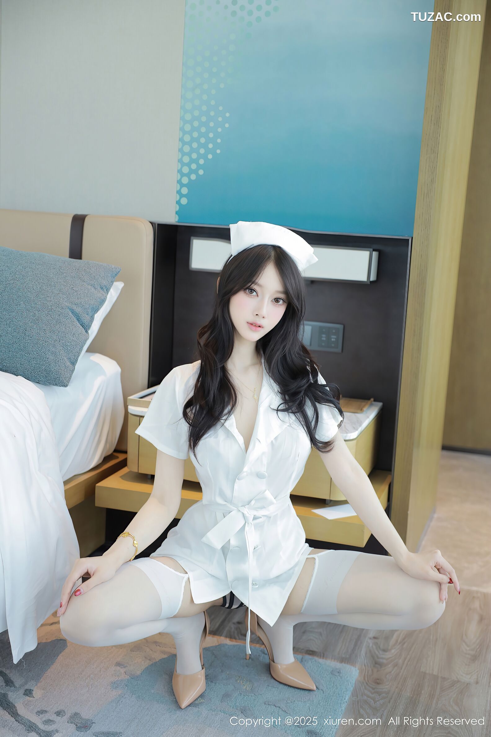 XiuRen秀人网-10507-玥儿玥er-白色护士制服白丝-2025.07.04
