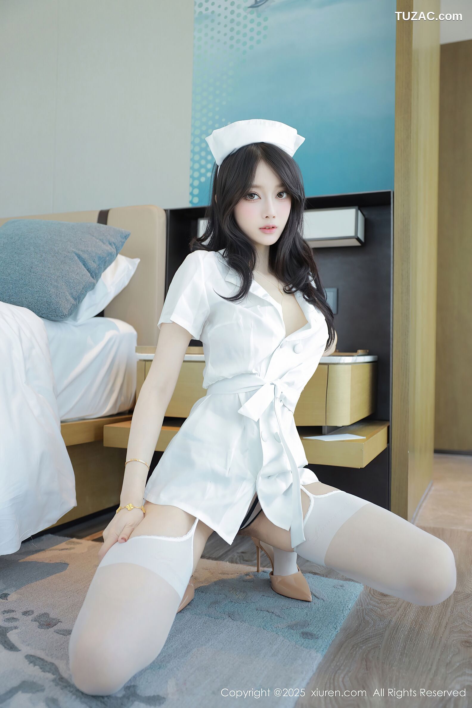 XiuRen秀人网-10507-玥儿玥er-白色护士制服白丝-2025.07.04
