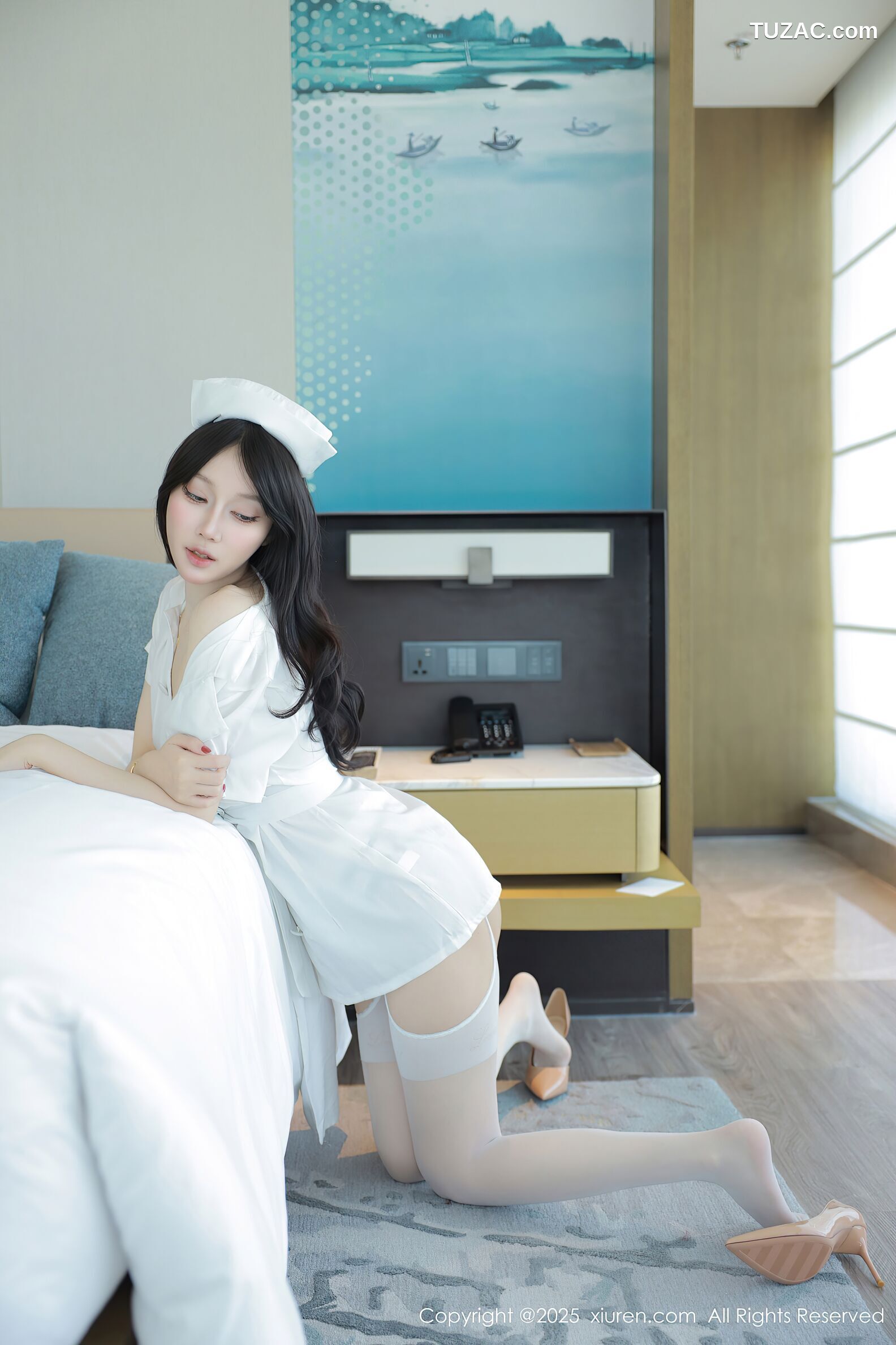 XiuRen秀人网-10507-玥儿玥er-白色护士制服白丝-2025.07.04