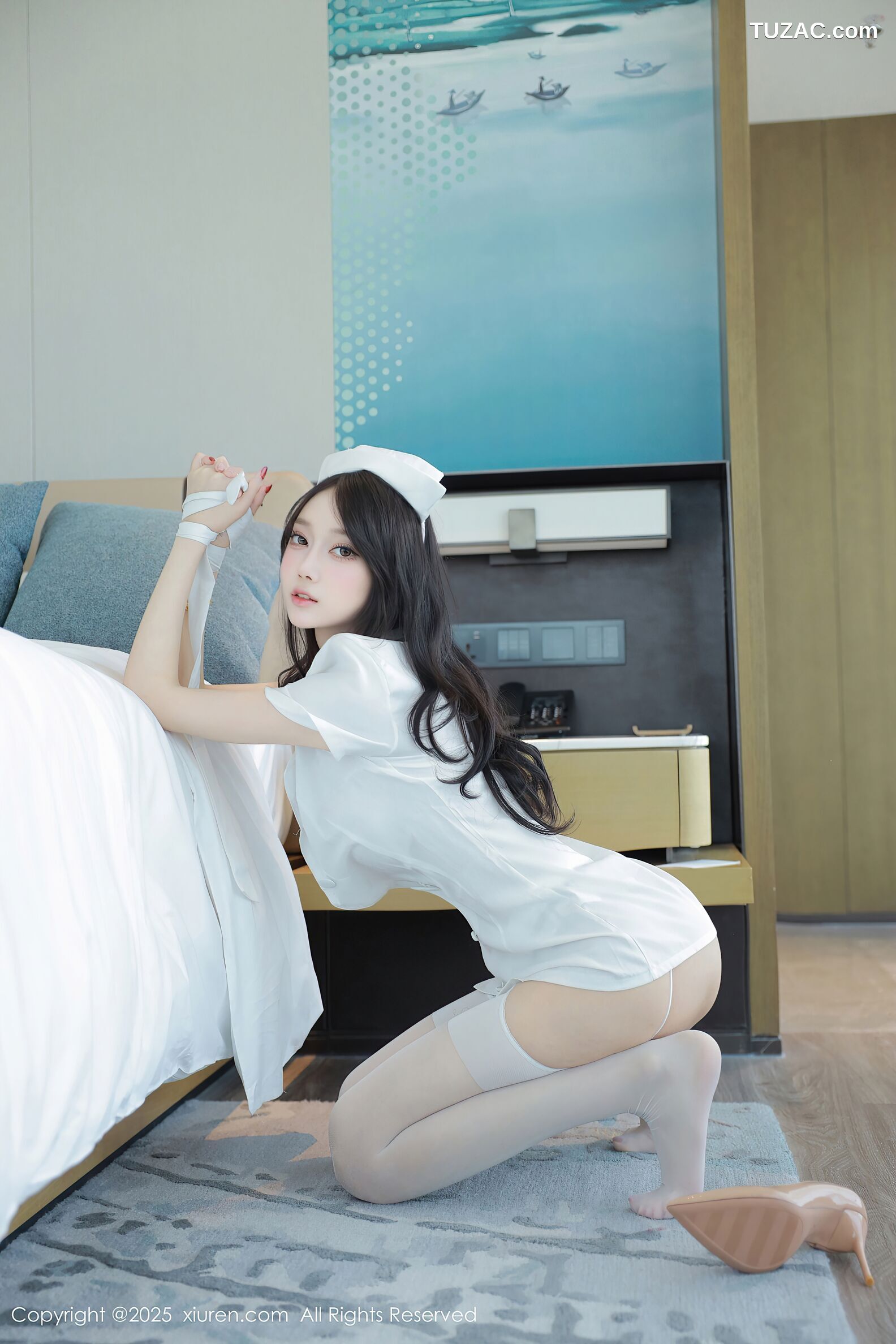 XiuRen秀人网-10507-玥儿玥er-白色护士制服白丝-2025.07.04