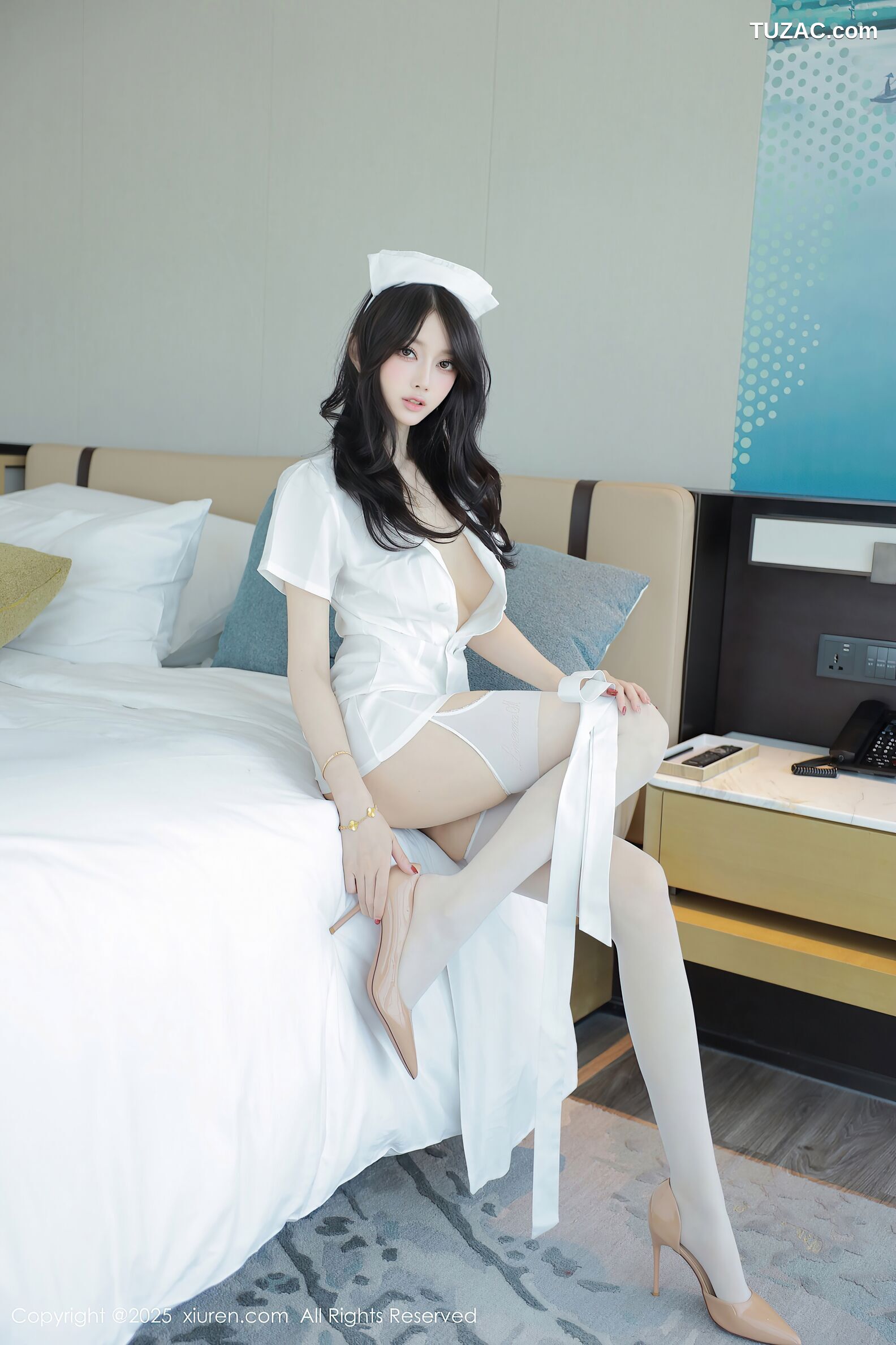 XiuRen秀人网-10507-玥儿玥er-白色护士制服白丝-2025.07.04