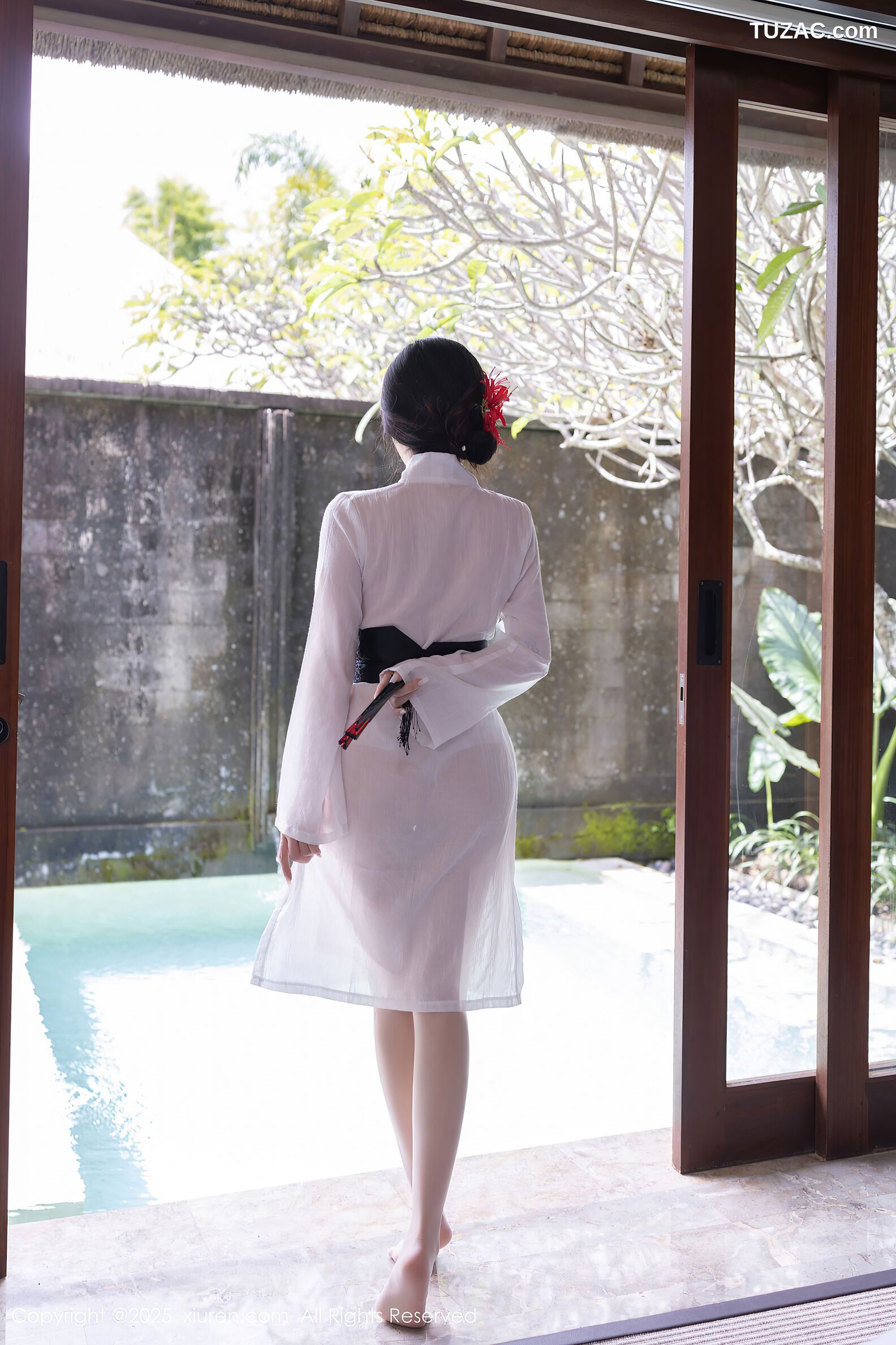 XiuRen秀人网-10514-鱼子酱Fish-日式白纱和服美胸玉腿-2025.07.04