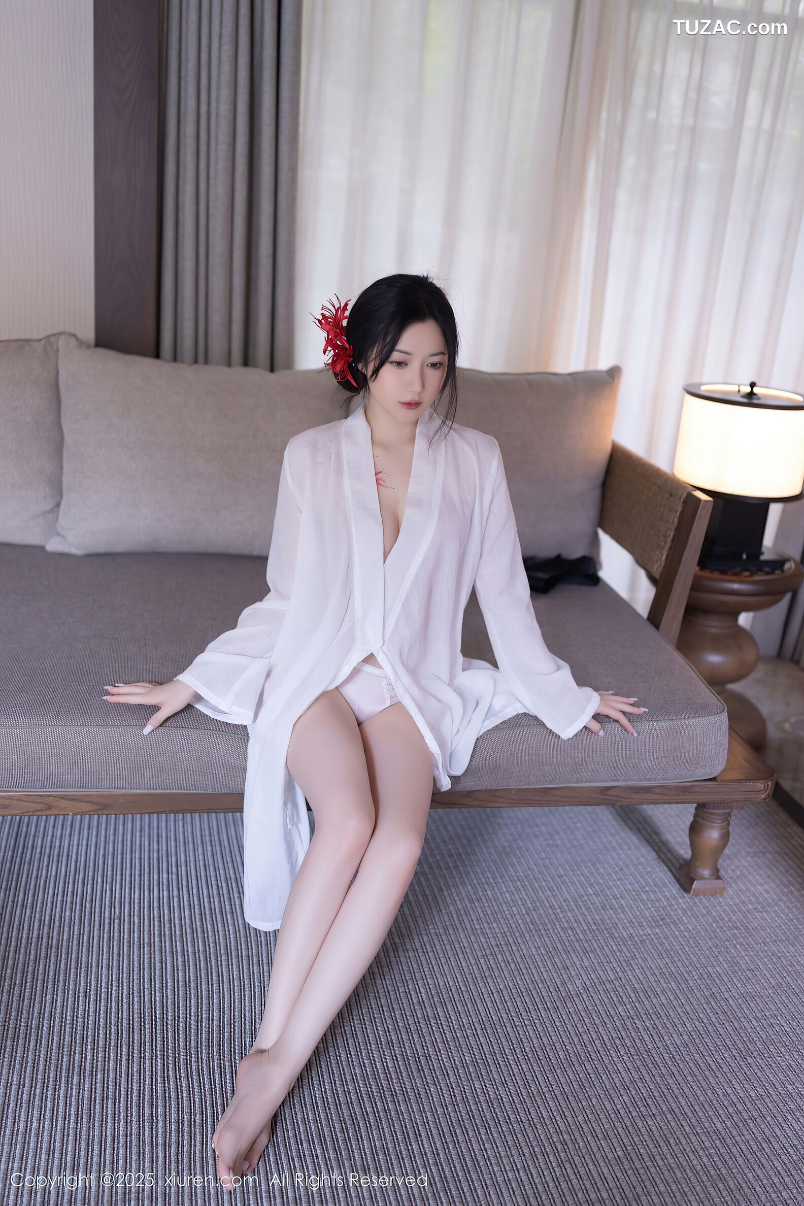 XiuRen秀人网-10514-鱼子酱Fish-日式白纱和服美胸玉腿-2025.07.04