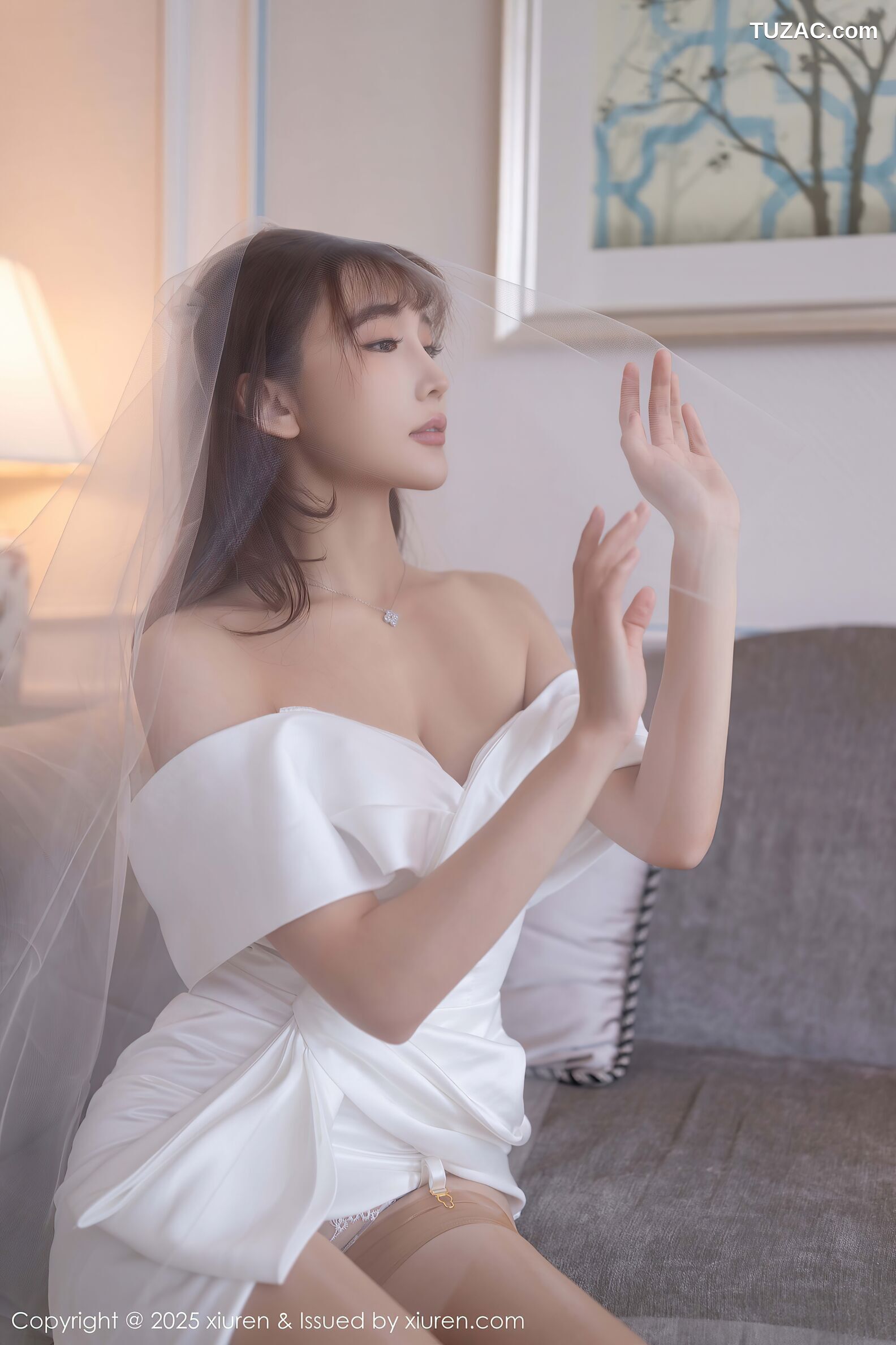 XiuRen秀人网-10535-陆萱萱-白色蕾丝情趣婚纱-2025.07.10
